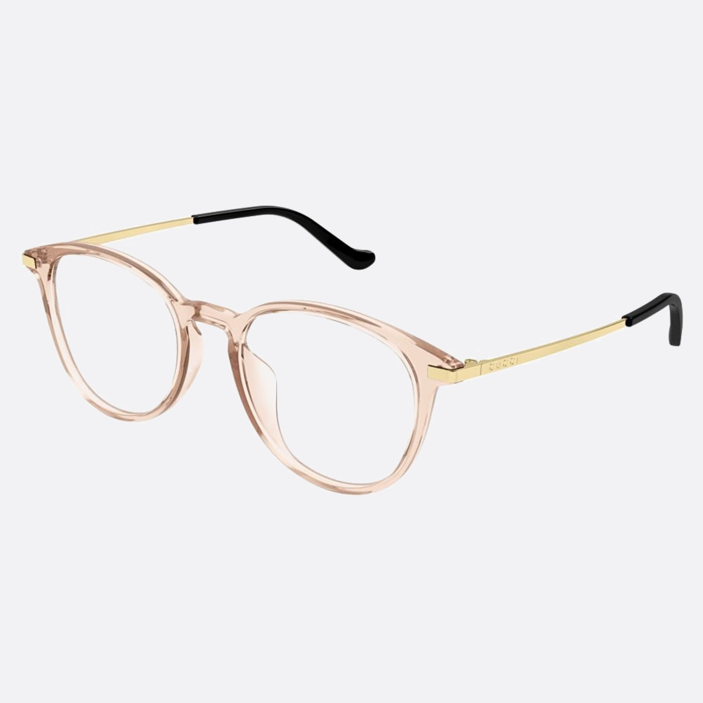 Gucci 51mm Gg1466oa Pink Round Unisex Eyeglasses - Side View