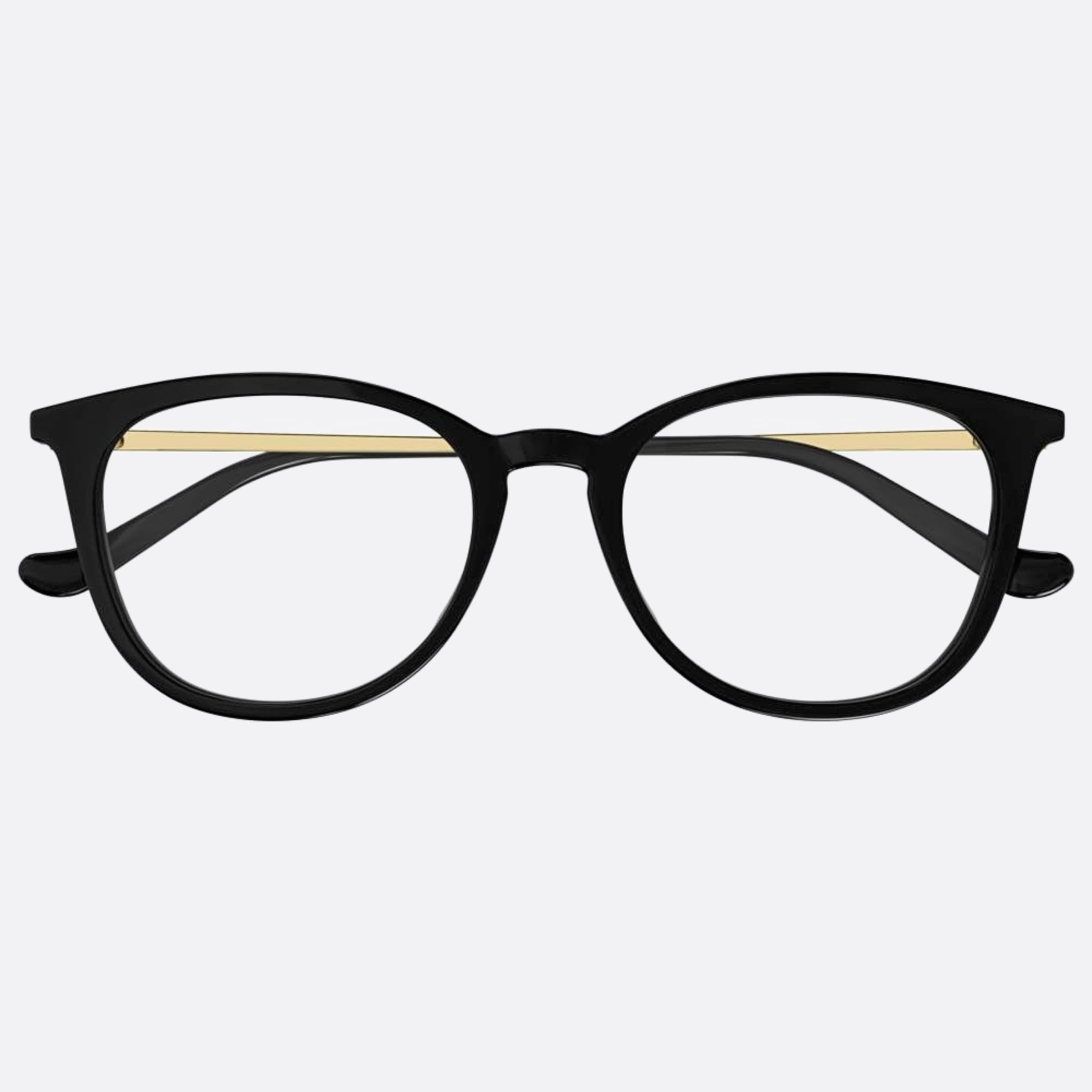 Gucci 52mm Gg1468oa Black Round Woman Eyeglasses - Main View