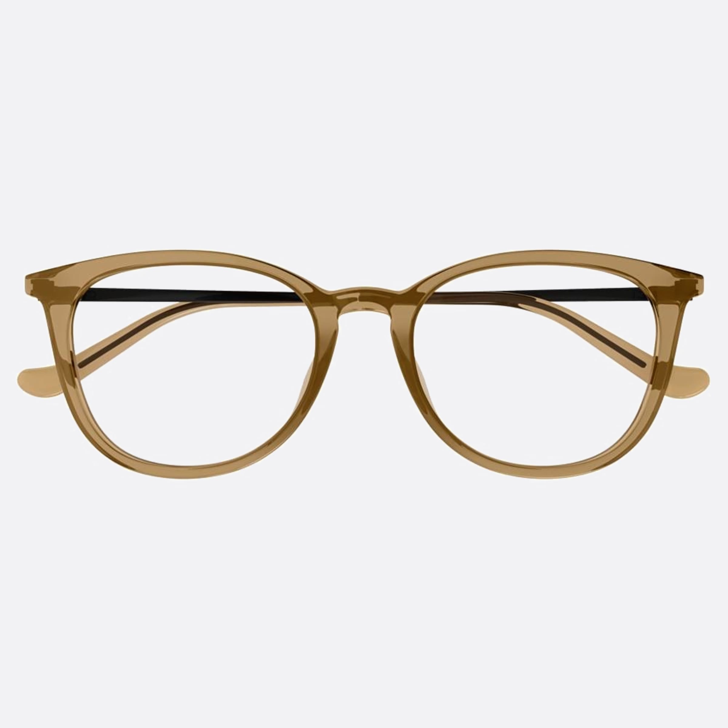 Gucci 52mm Gg1468oa Brown Round Woman Eyeglasses - Main View