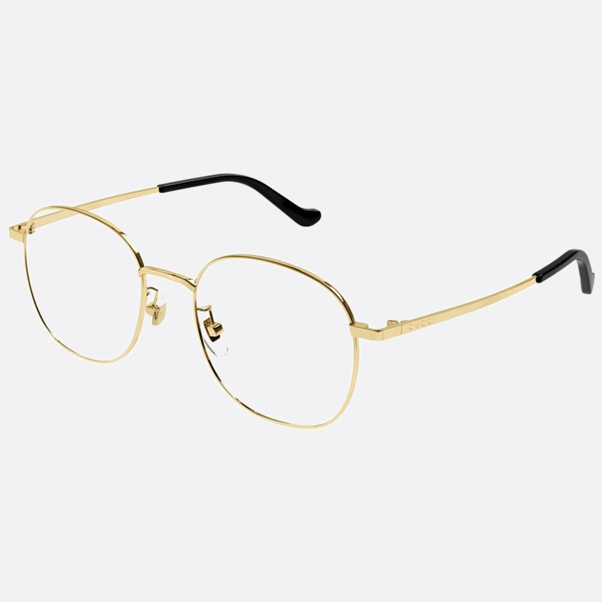 Gucci 51mm Gg1469oa Gold Round Woman Eyeglasses - Side View