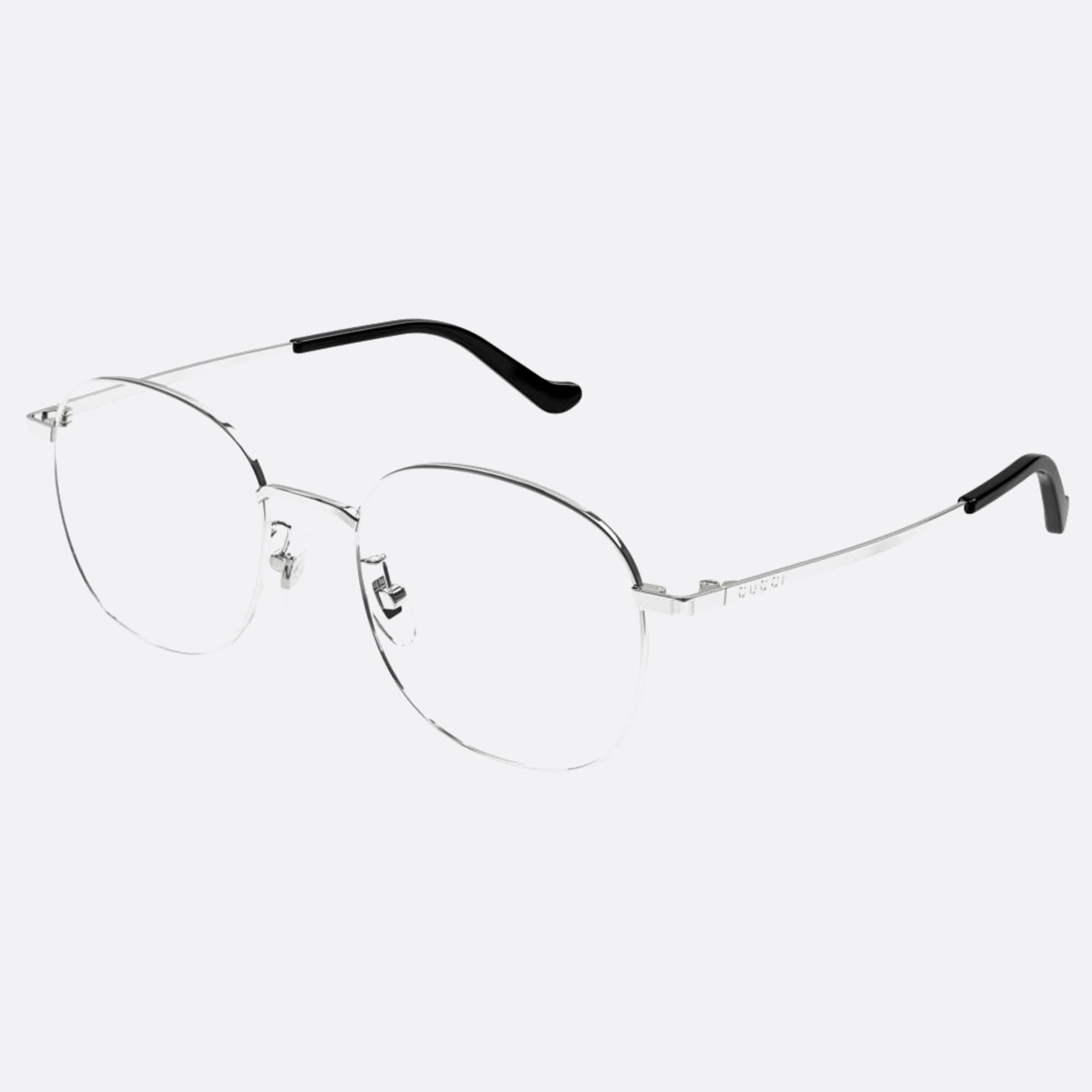 Gucci 51mm Gg1469oa Silver Round Woman Eyeglasses - Side View
