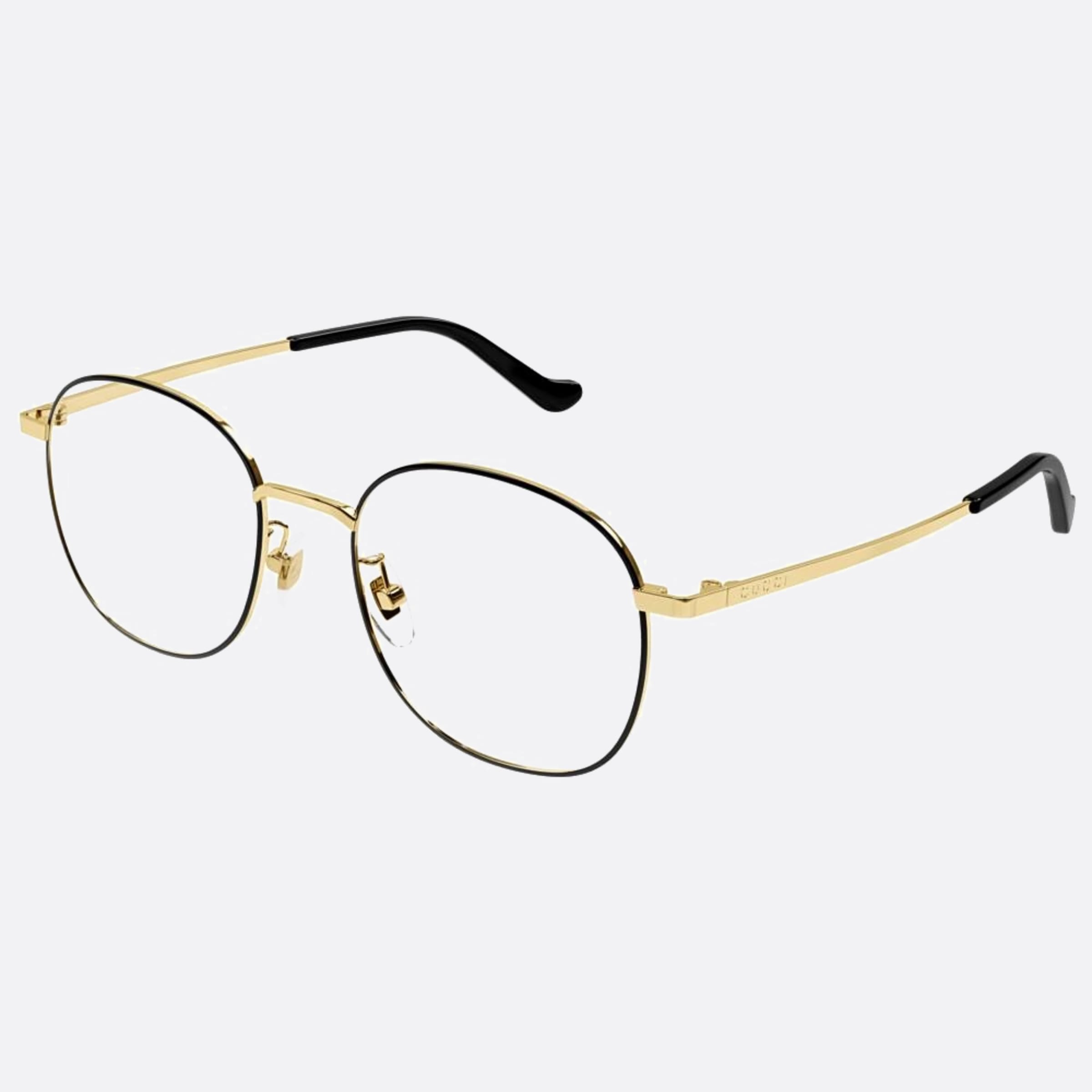 Gucci 51mm Gg1469oa Gold Round Woman Eyeglasses - Side View