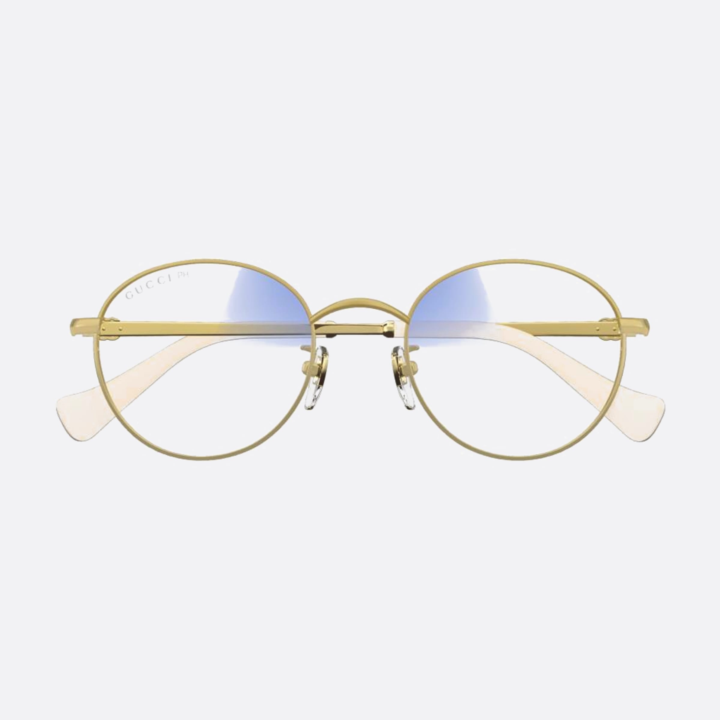 Gucci 50mm Gg1472sj Gdph Gold Round Photochromic Women Sunglasses - Main View
