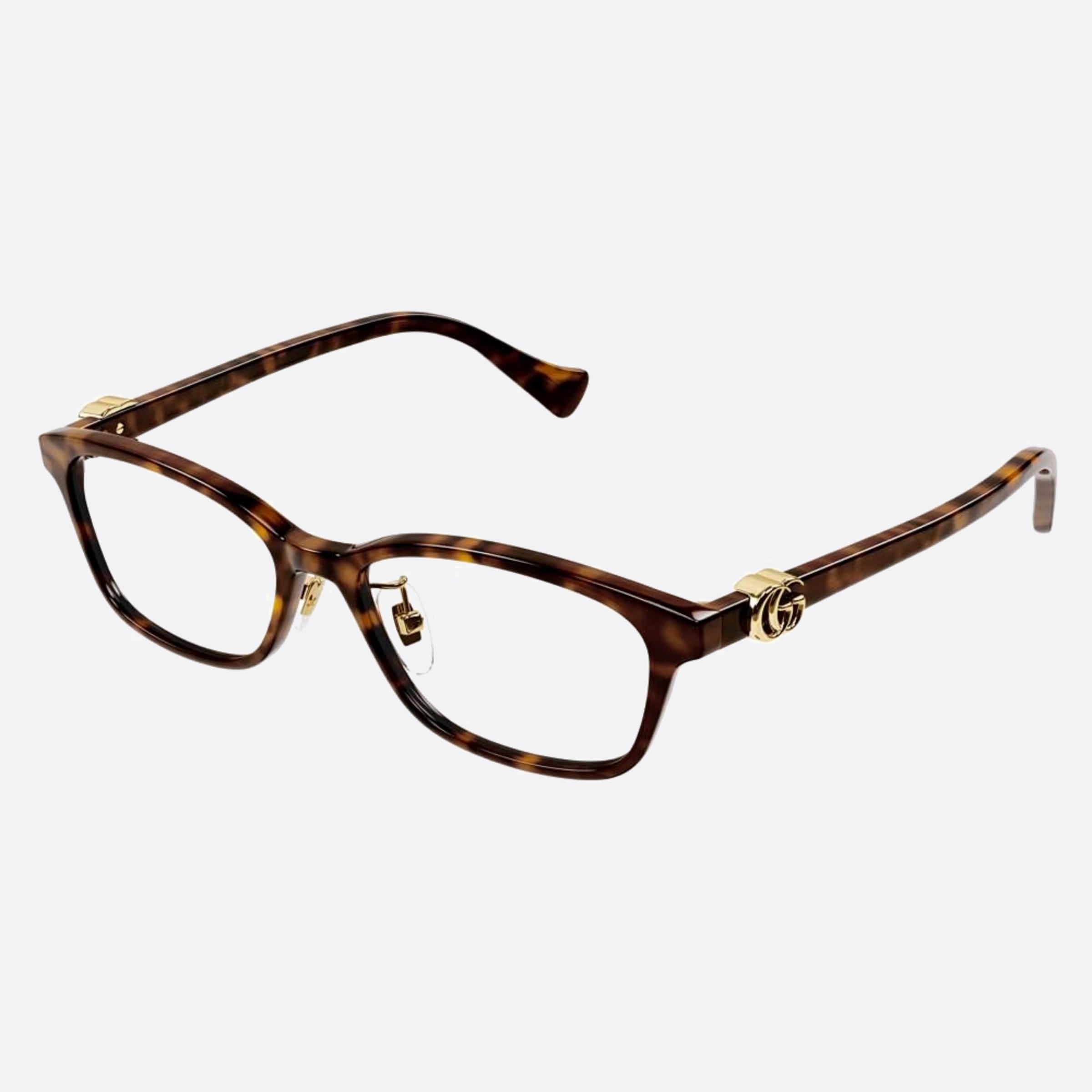 Gucci 52mm Gg1473oj Havana Squared Women Eyeglasses - Side View