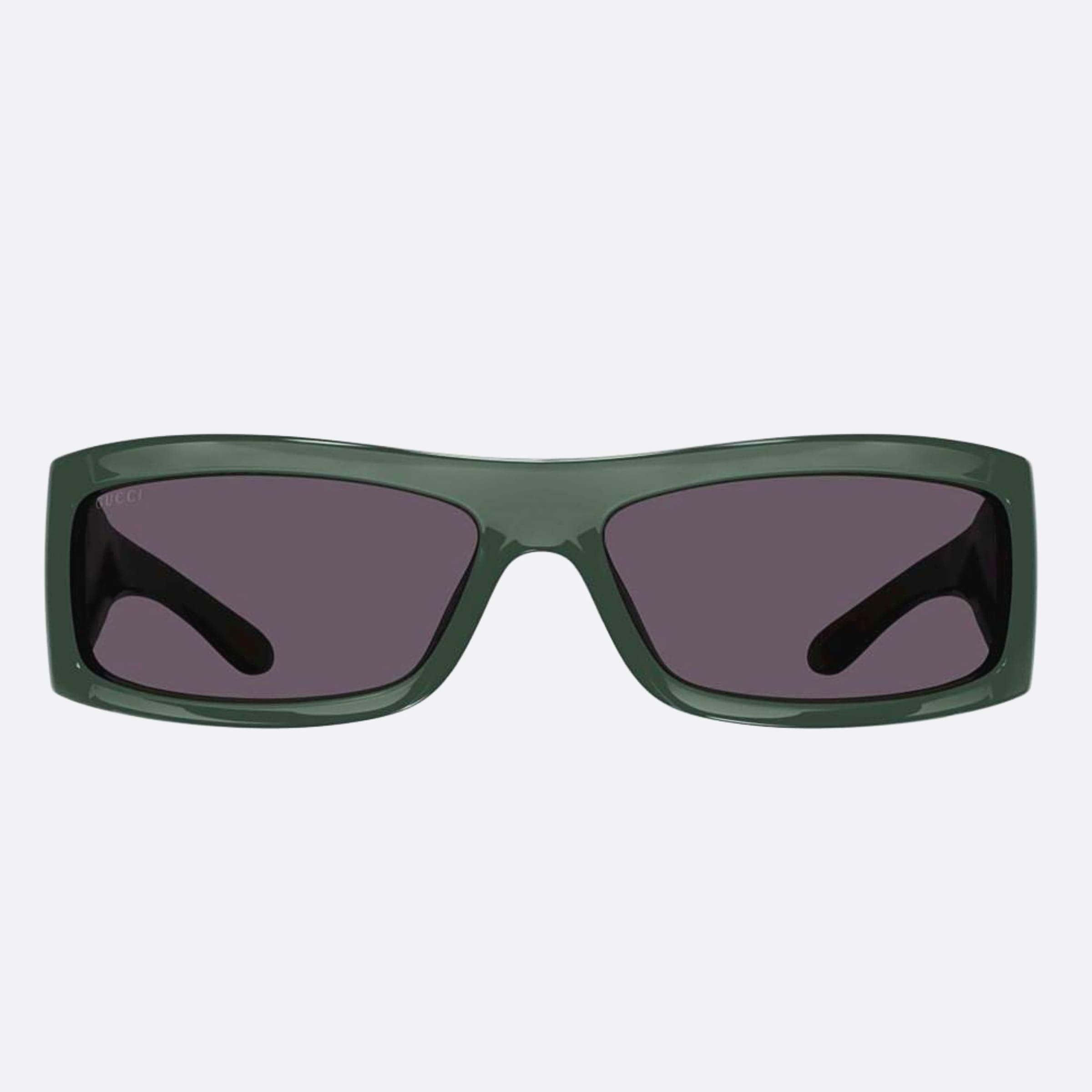 Gucci 64mm Green Squared Man Sunglasses - Main View