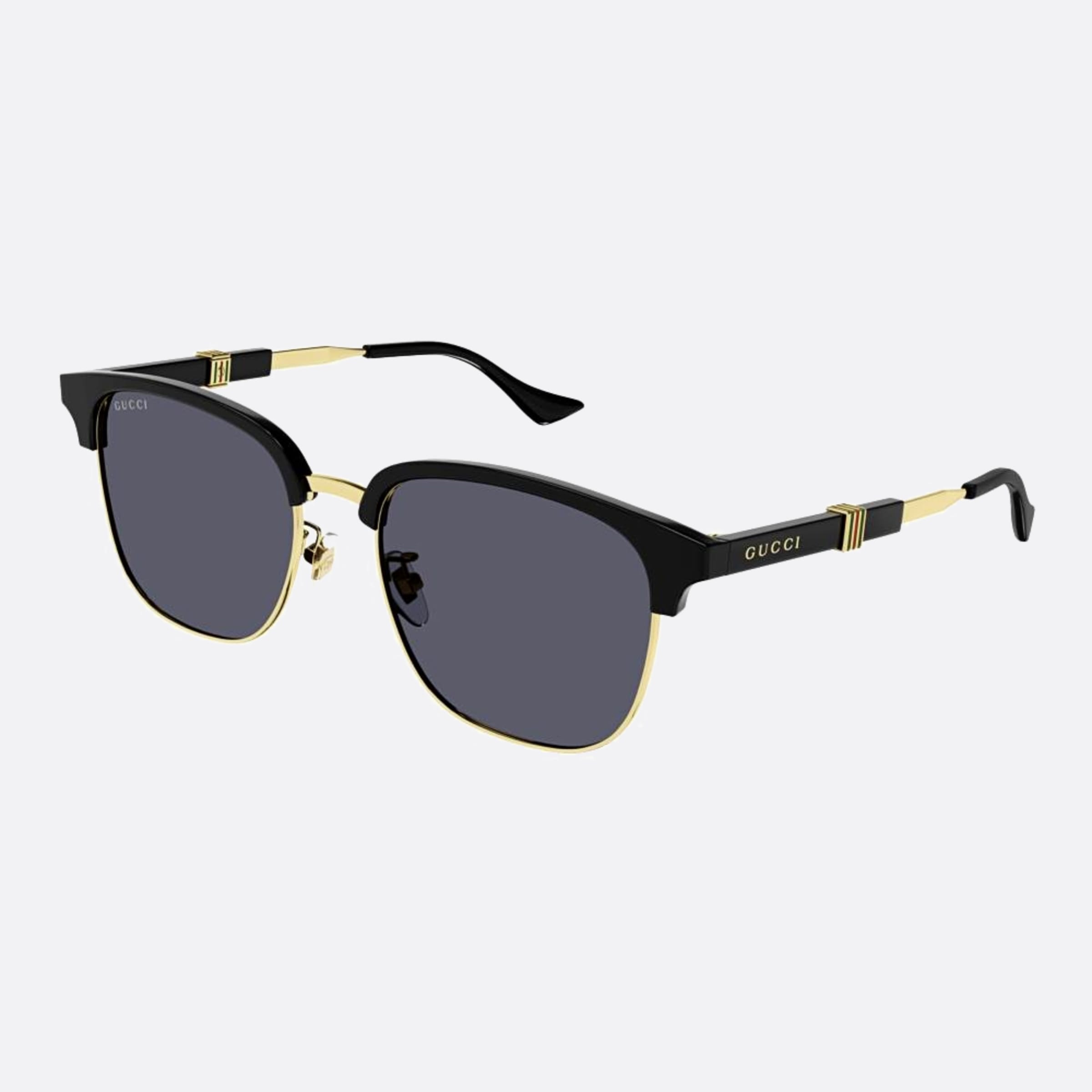 Gucci 55mm Gg1499sk Gold Squared Men Sunglasses - Side View