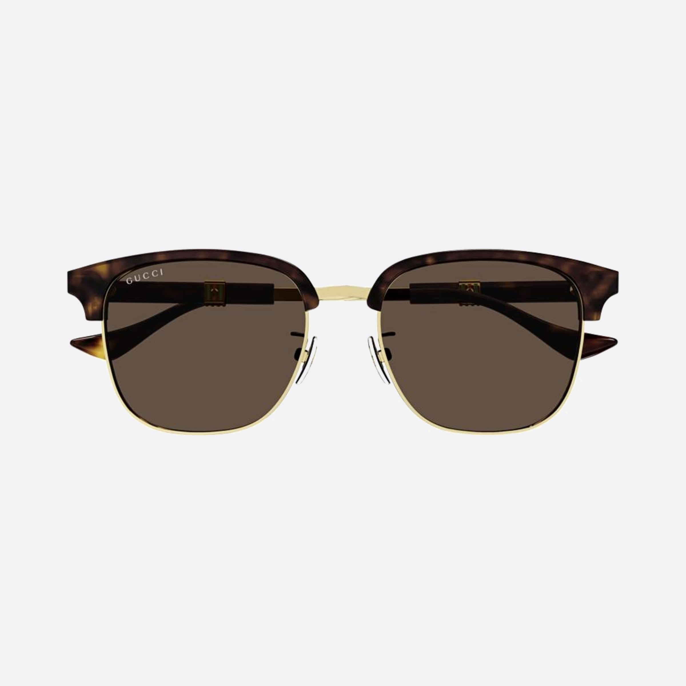 Gucci 55mm Gg1499sk Havana Squared Men Sunglasses - Main View