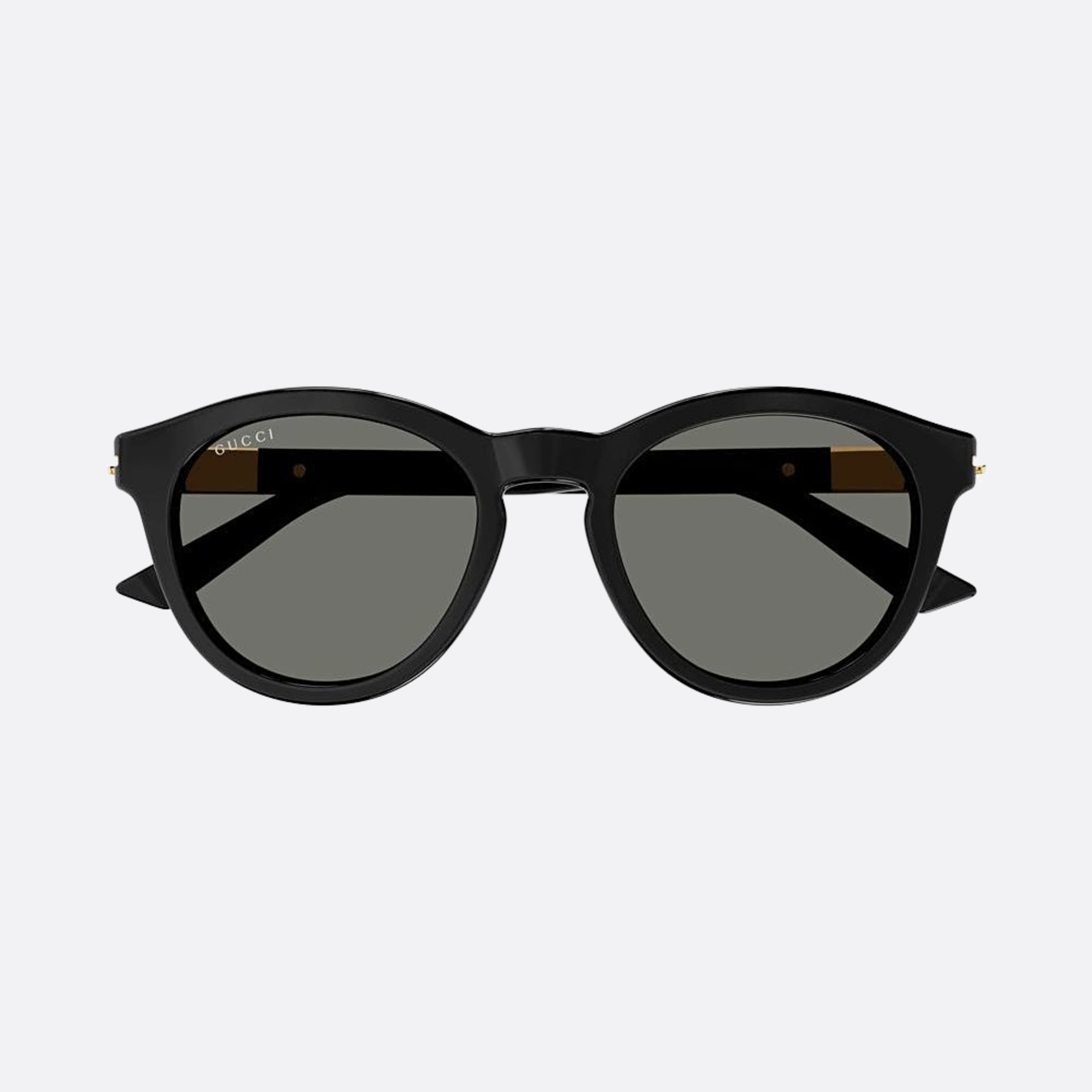 Gucci 52mm Gold Round Man Sunglasses - Main View