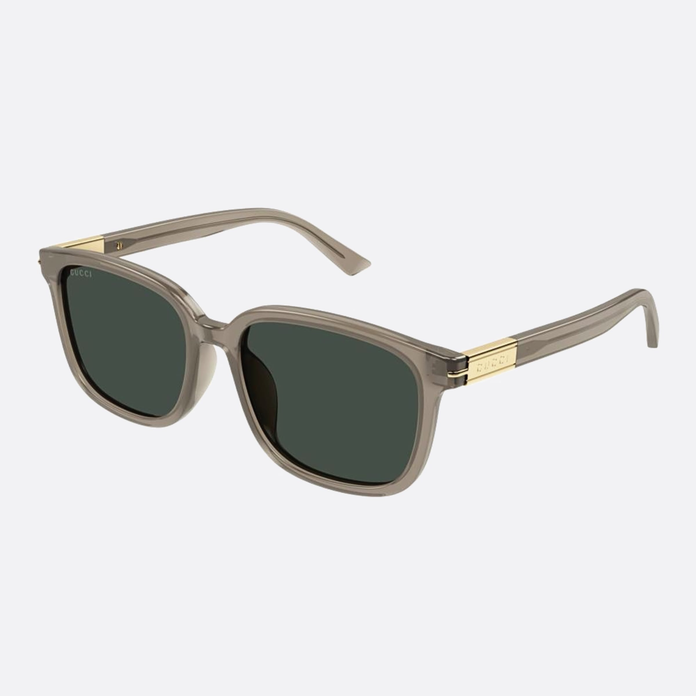 Gucci 55mm Gg1505sk Brg Brown Squared Men Sunglasses - Side View