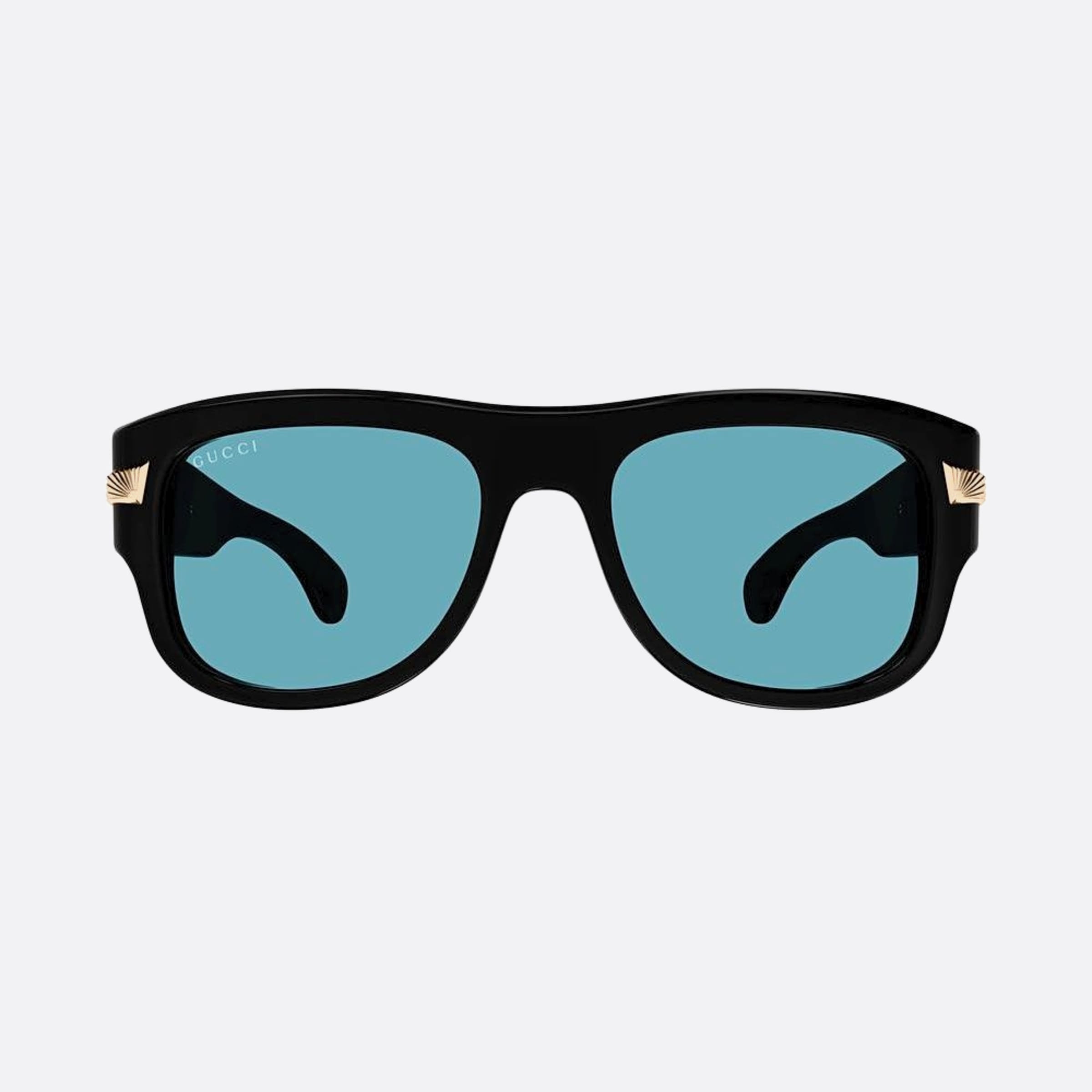 Gucci 54mm Gba Gold Squared Man Sunglasses - Main View