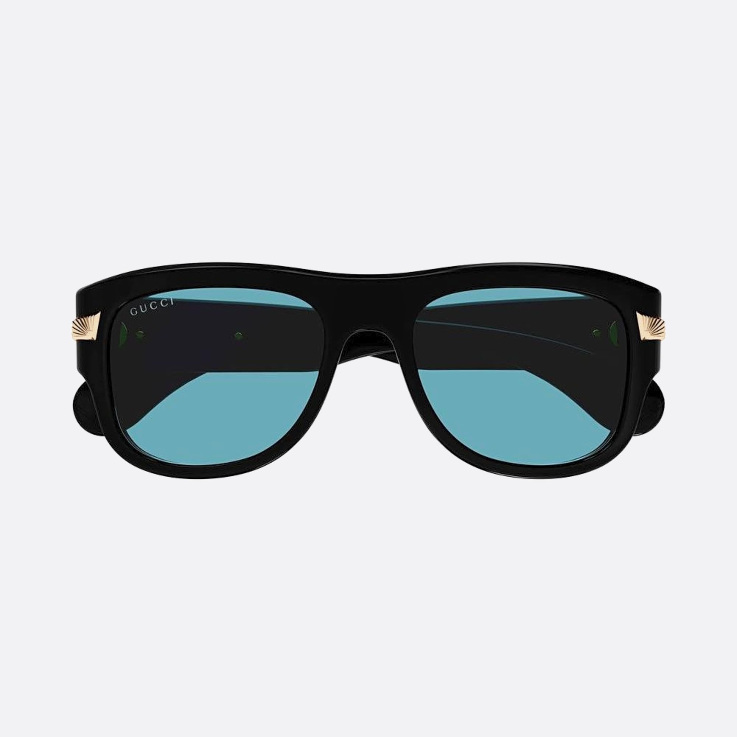 Gucci 54mm Gba Gold Squared Man Sunglasses - Detail View