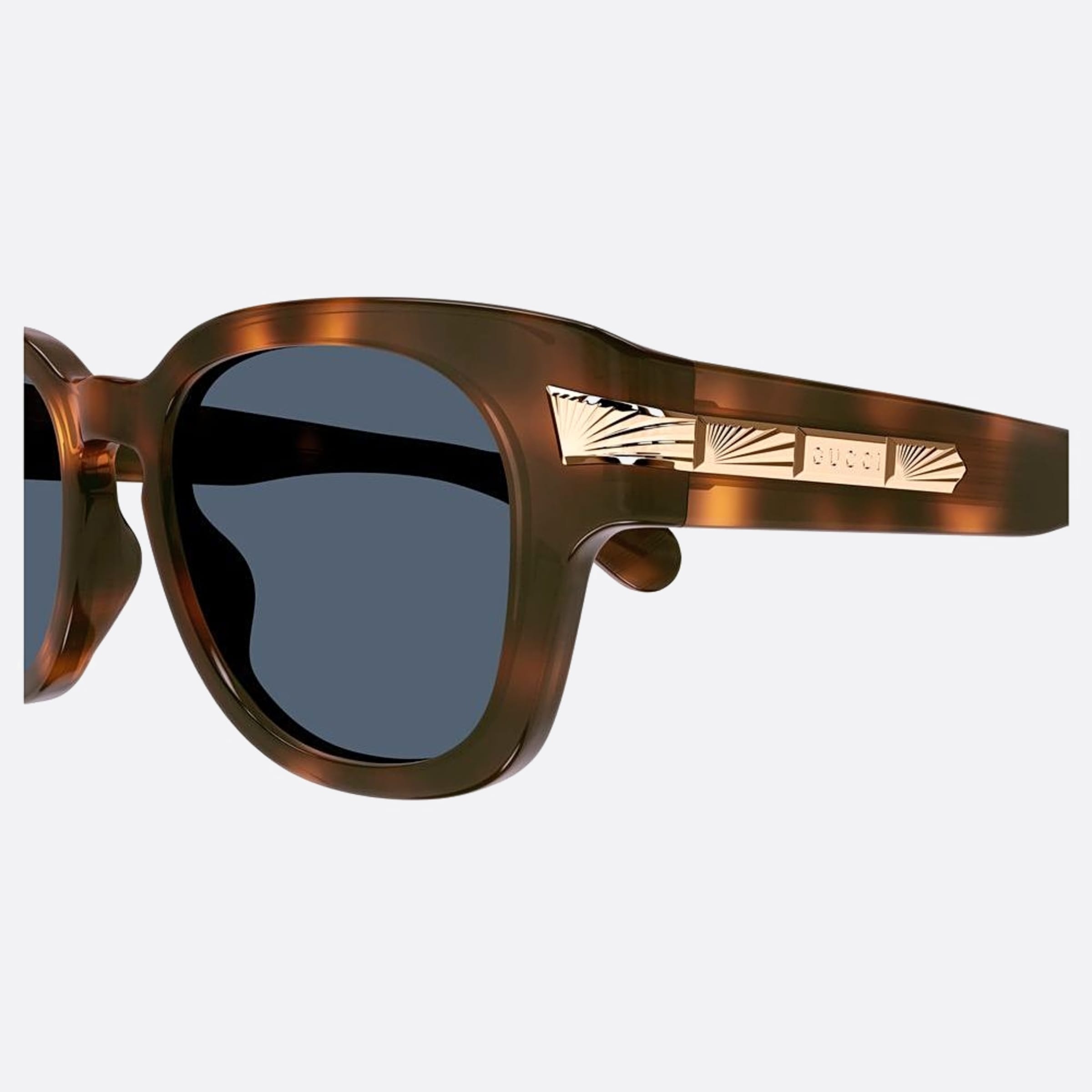 Gucci 51mm Spo Havana Pantos Man Sunglasses - Detail View