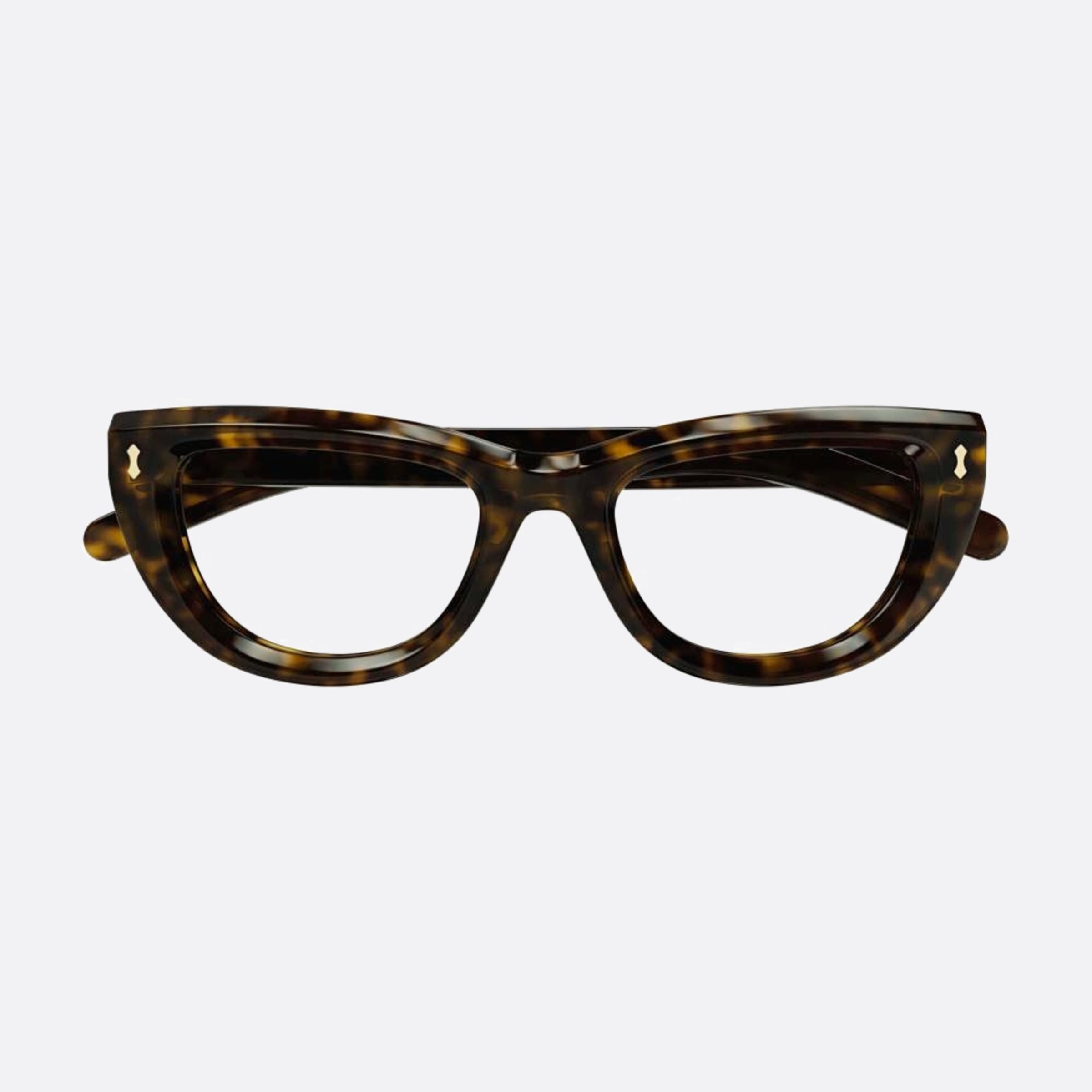Gucci 51mm Havana Cat Eye Woman Eyeglasses - Main View