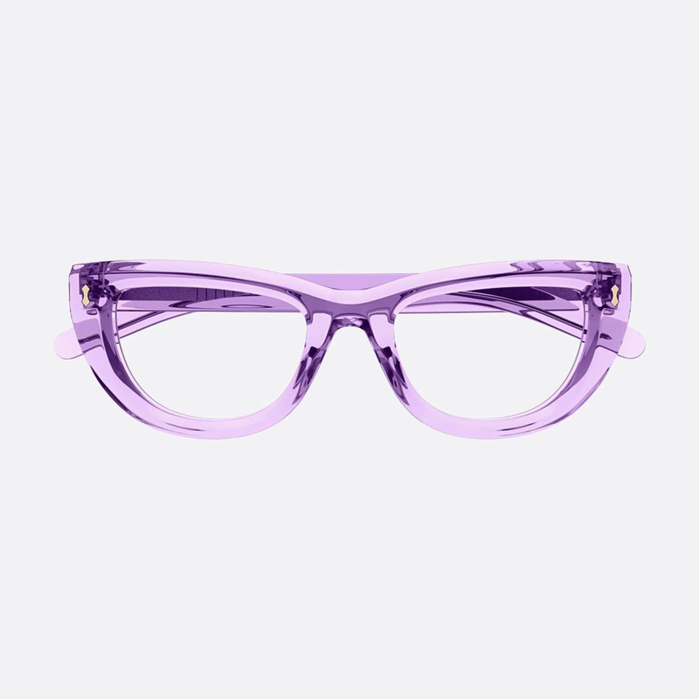 Gucci 51mm Violet Cat Eye Woman Eyeglasses - Main View