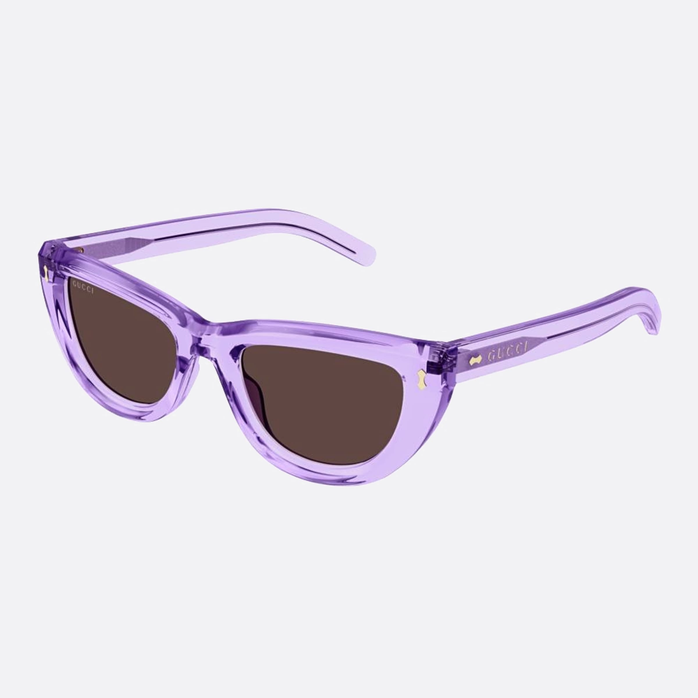 Gucci 51mm Vbr Violet Cat Eye Woman Sunglasses - Side View
