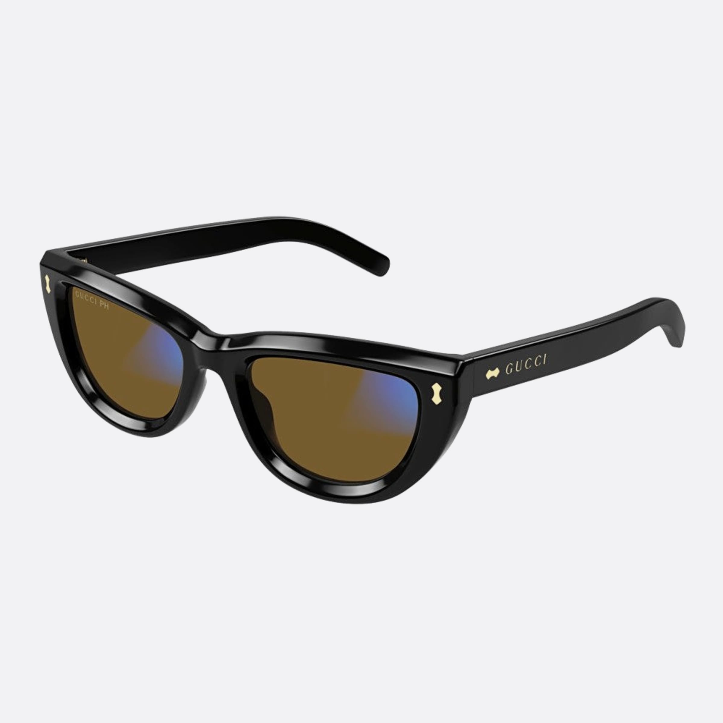 Gucci 51mm Bph Black Cat Eye Photochromic Woman Sunglasses - Additional Angle