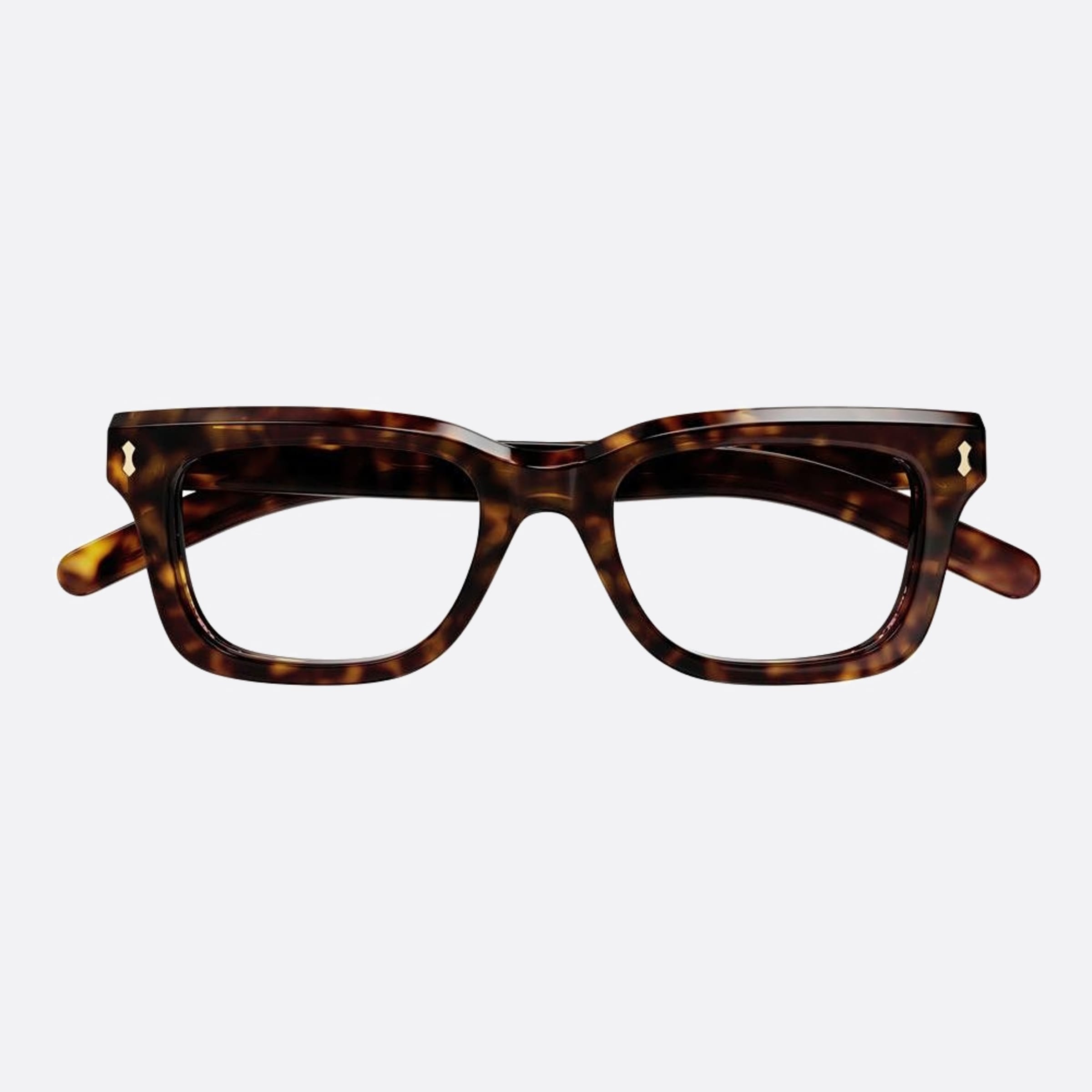 Gucci 51mm Havana Squared Woman Eyeglasses - Detail View