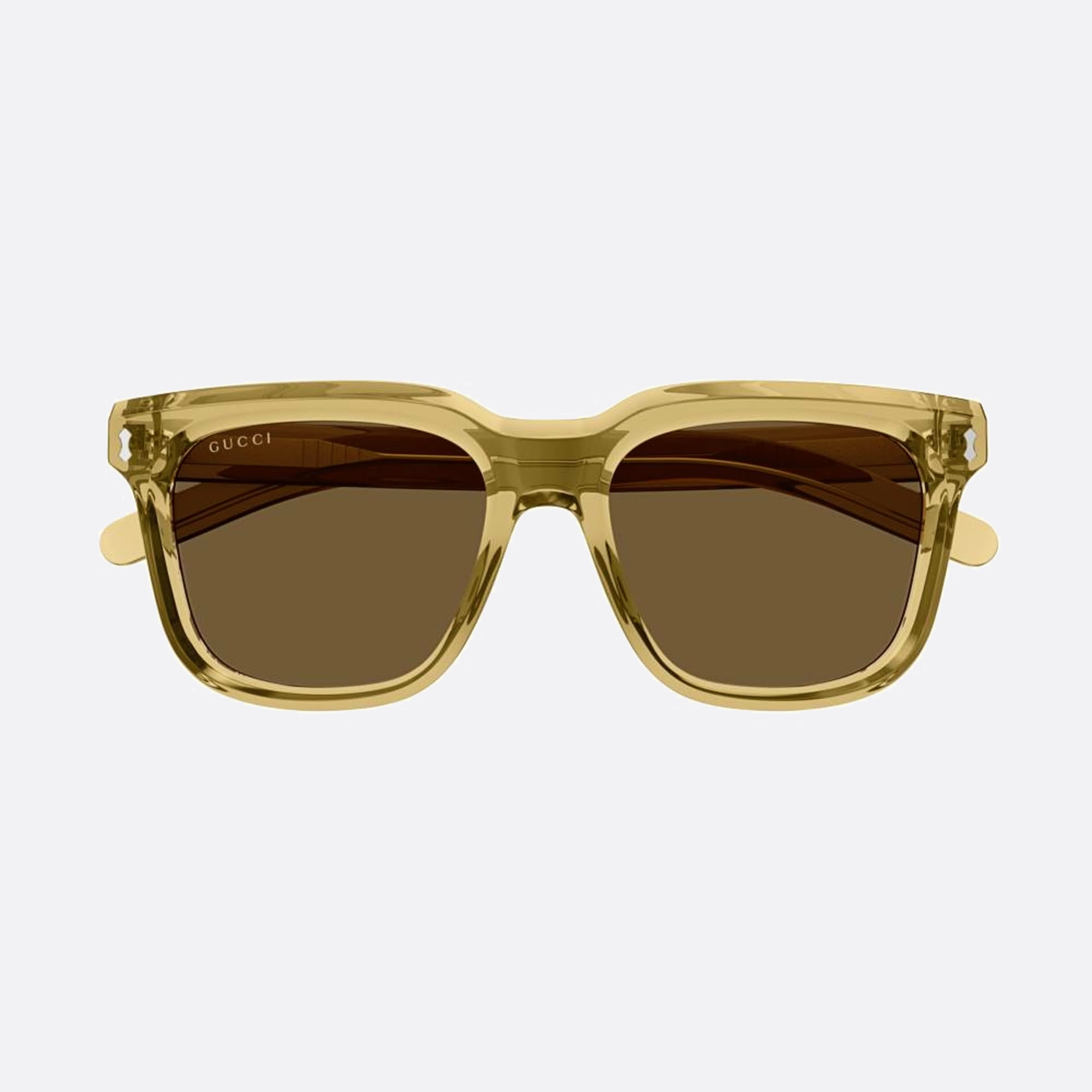 Gucci 53mm Ybr Yellow Squared Man Sunglasses - Main View