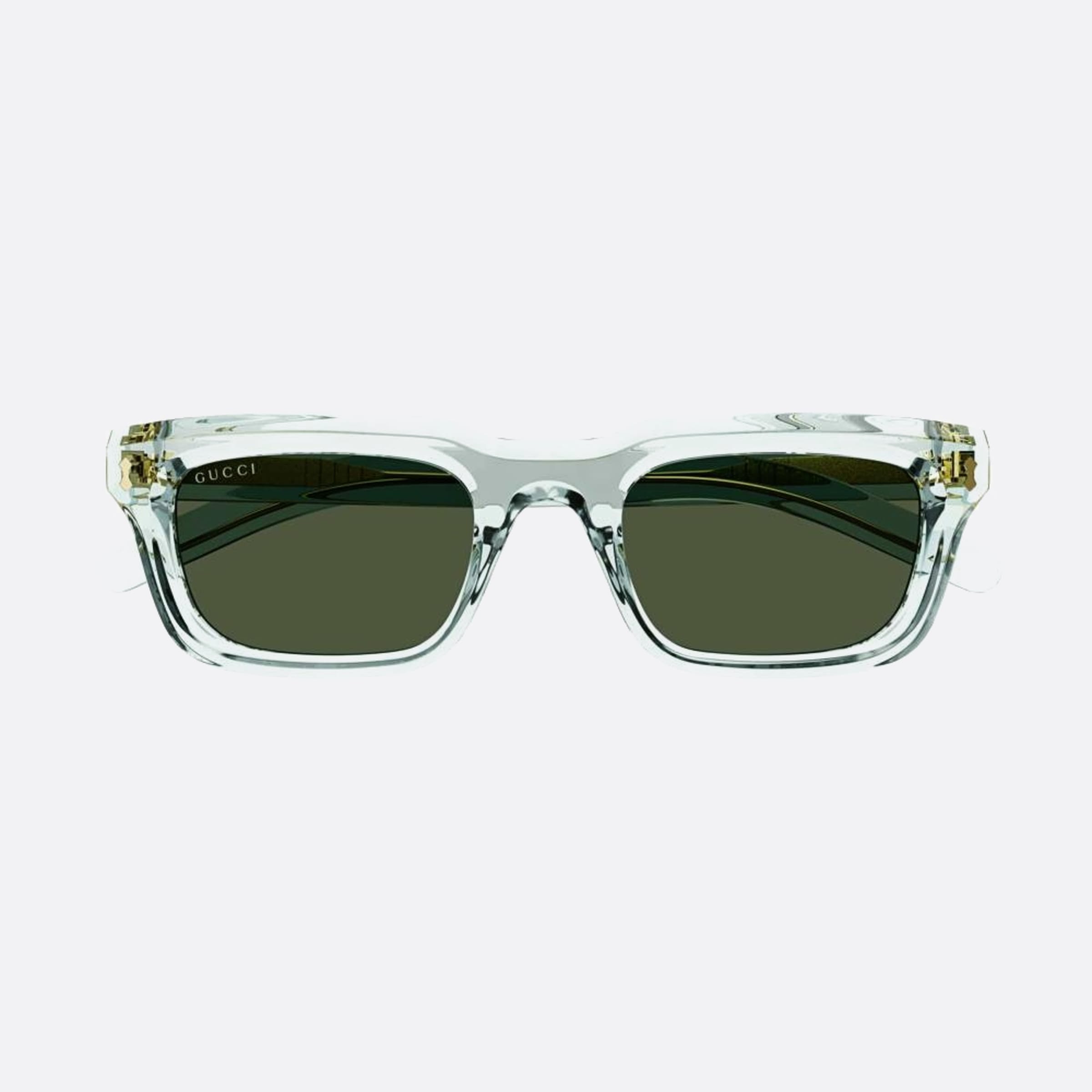 Gucci 51mm Gth Green Squared Man Sunglasses - Main View