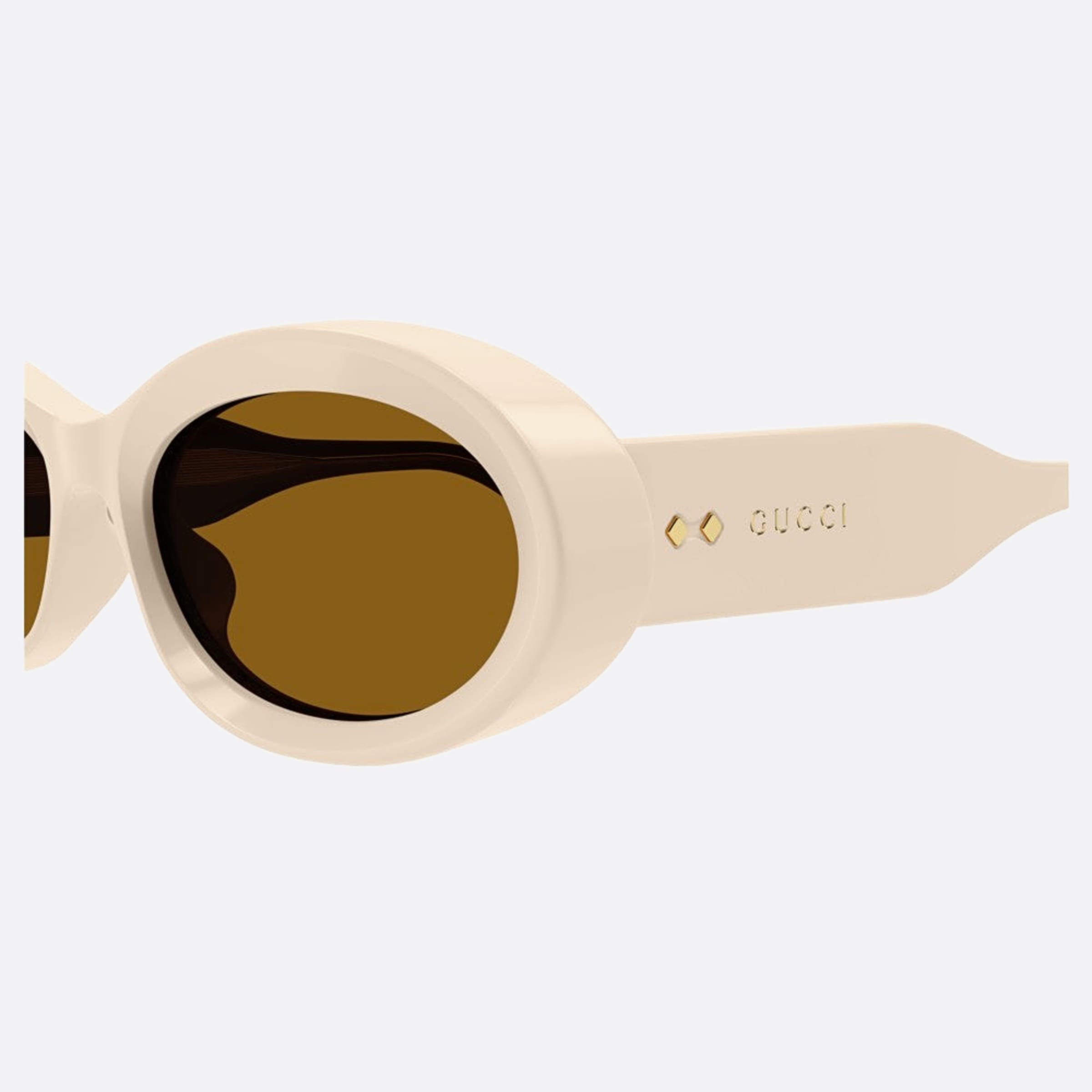 Gucci 54mm Beb Brown Oval Woman Sunglasses - Lifestyle Shot