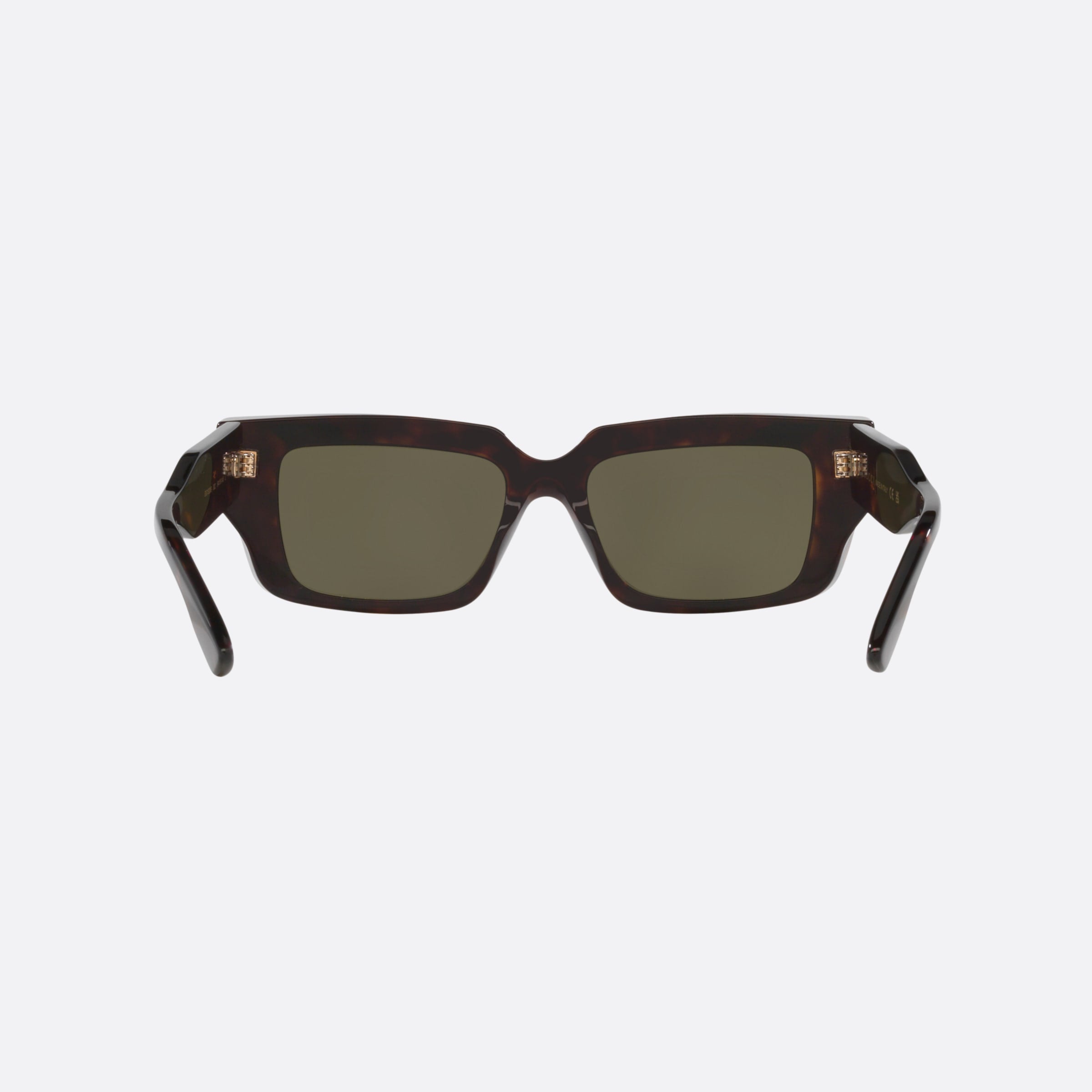 Gucci 54mm Tortoiseshell Rectangular Unisex Sunglasses - Side View