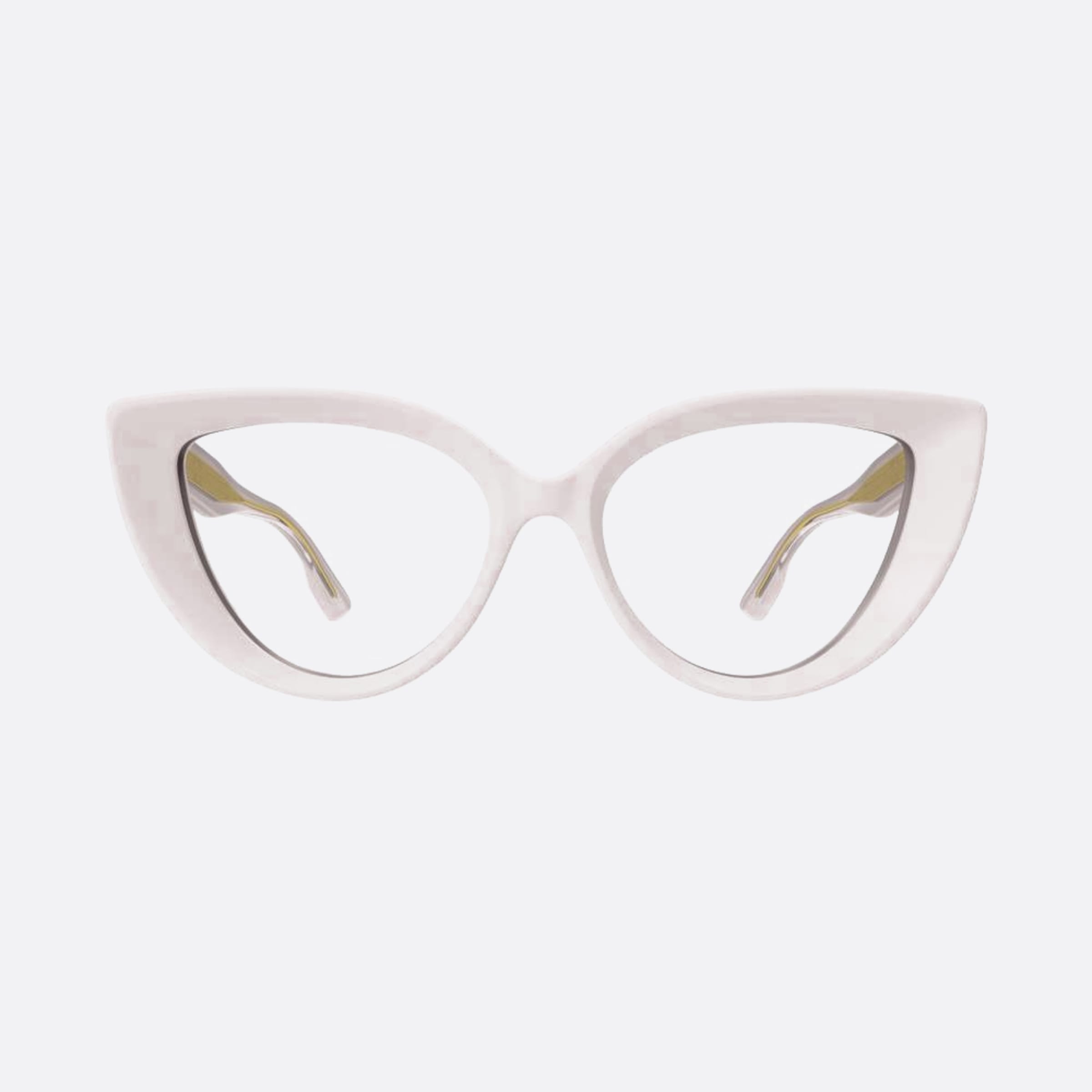 Gucci 52mm White Cat Eye Woman Eyeglasses - Main View