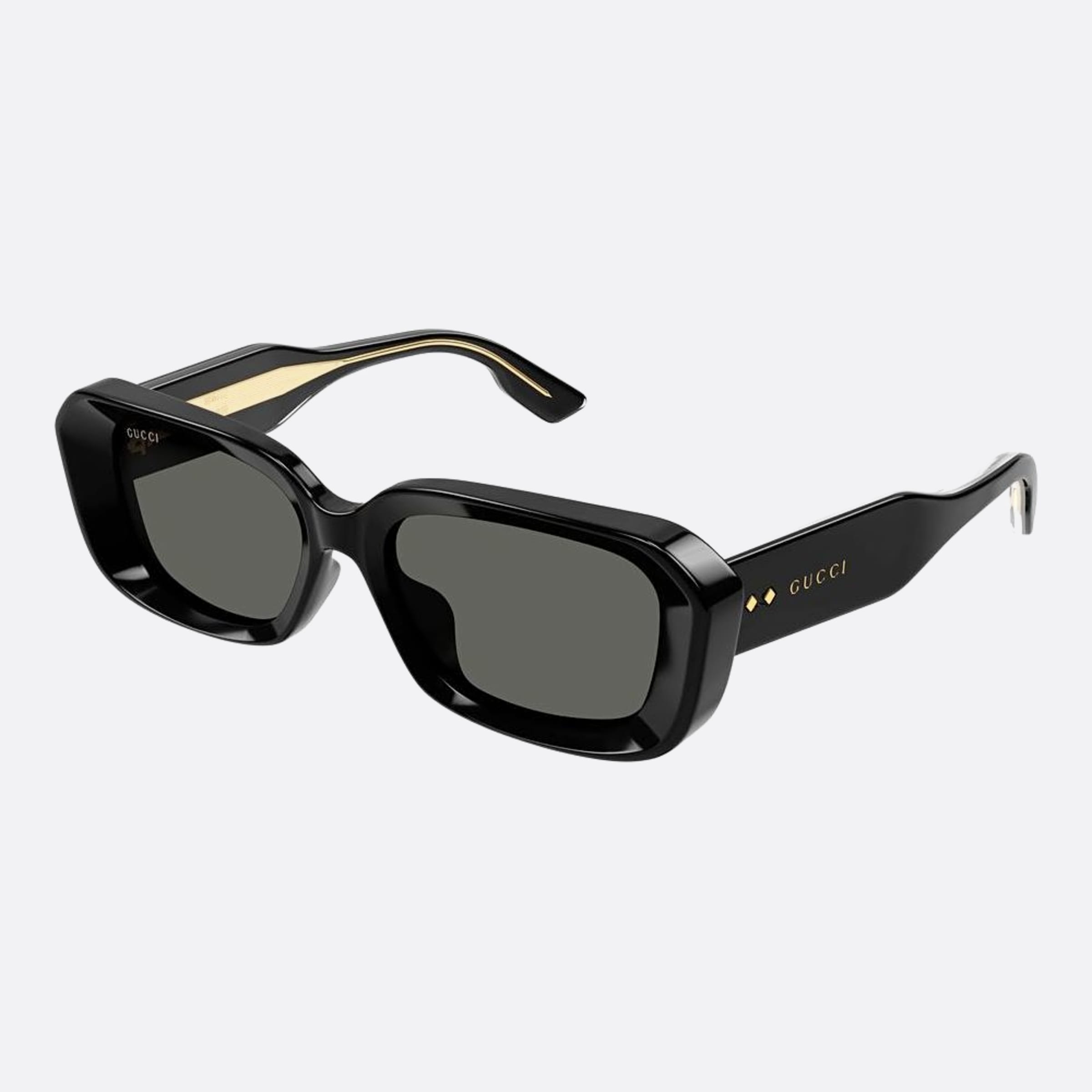 Gucci 54mm Gg1531sk Black Squared Woman Sunglasses - Side View