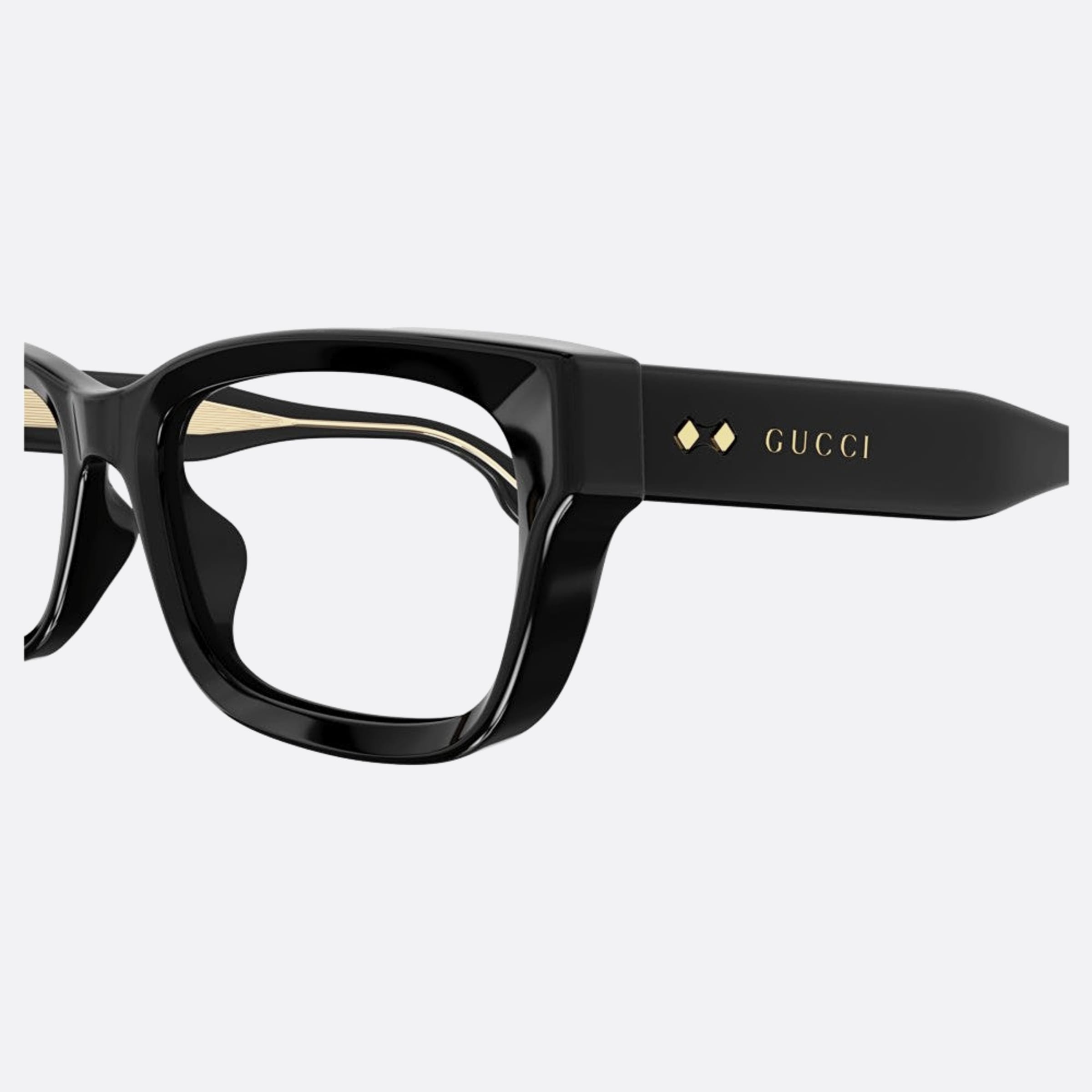 Gucci 52mm Gg1533oa Black Squared Women Eyeglasses - Lifestyle Shot