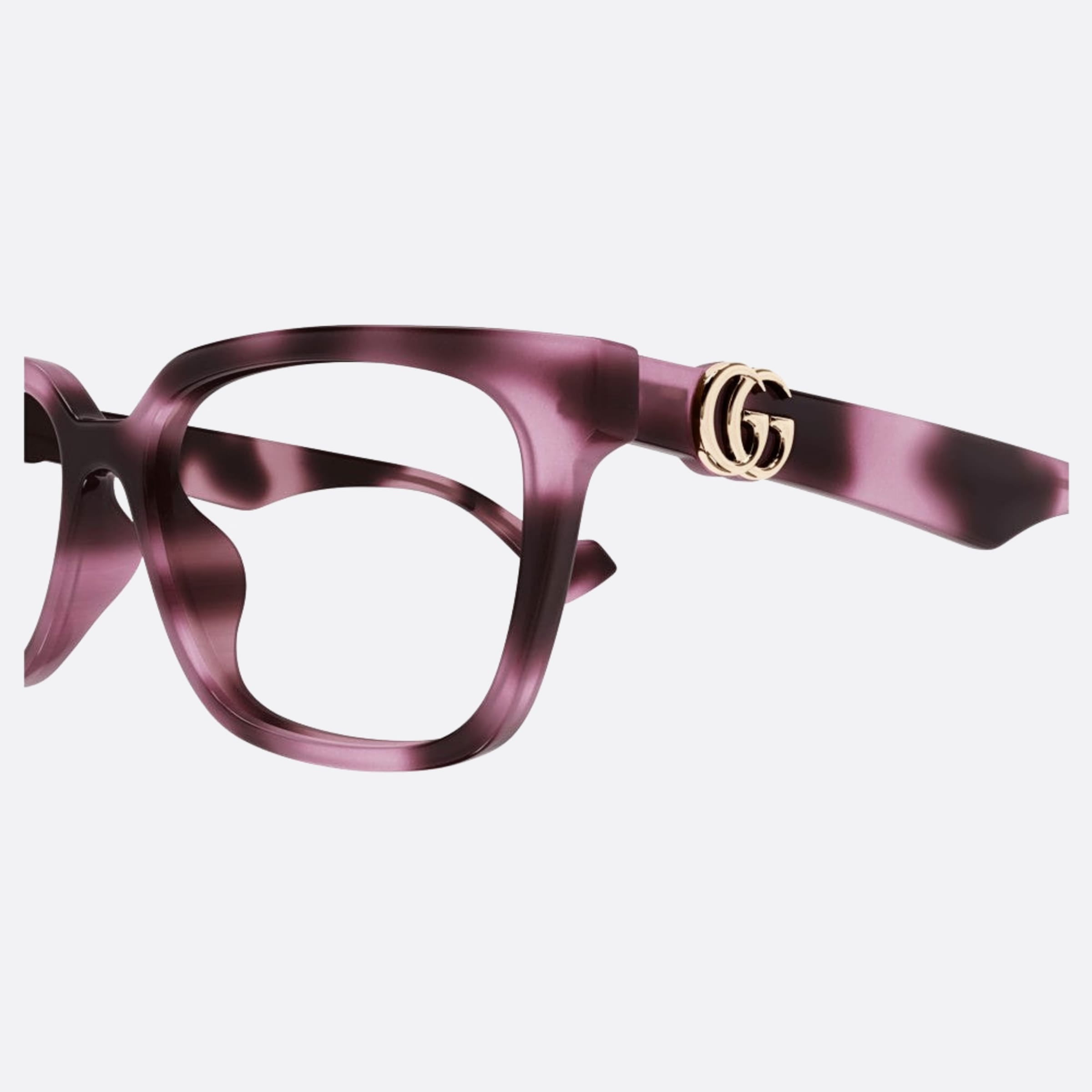 Gucci 55mm Gg1537ok Pkh Pink Squared Woman Eyeglasses - Detail View