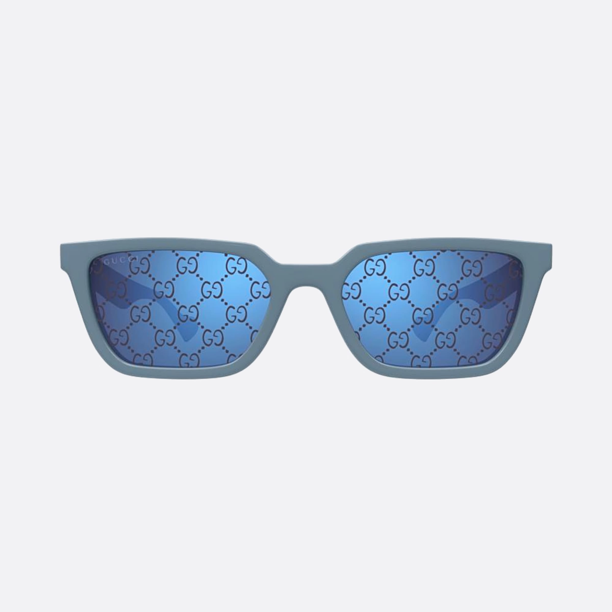 Gucci 55mm Lbv Blue Squared Man Sunglasses - Main View