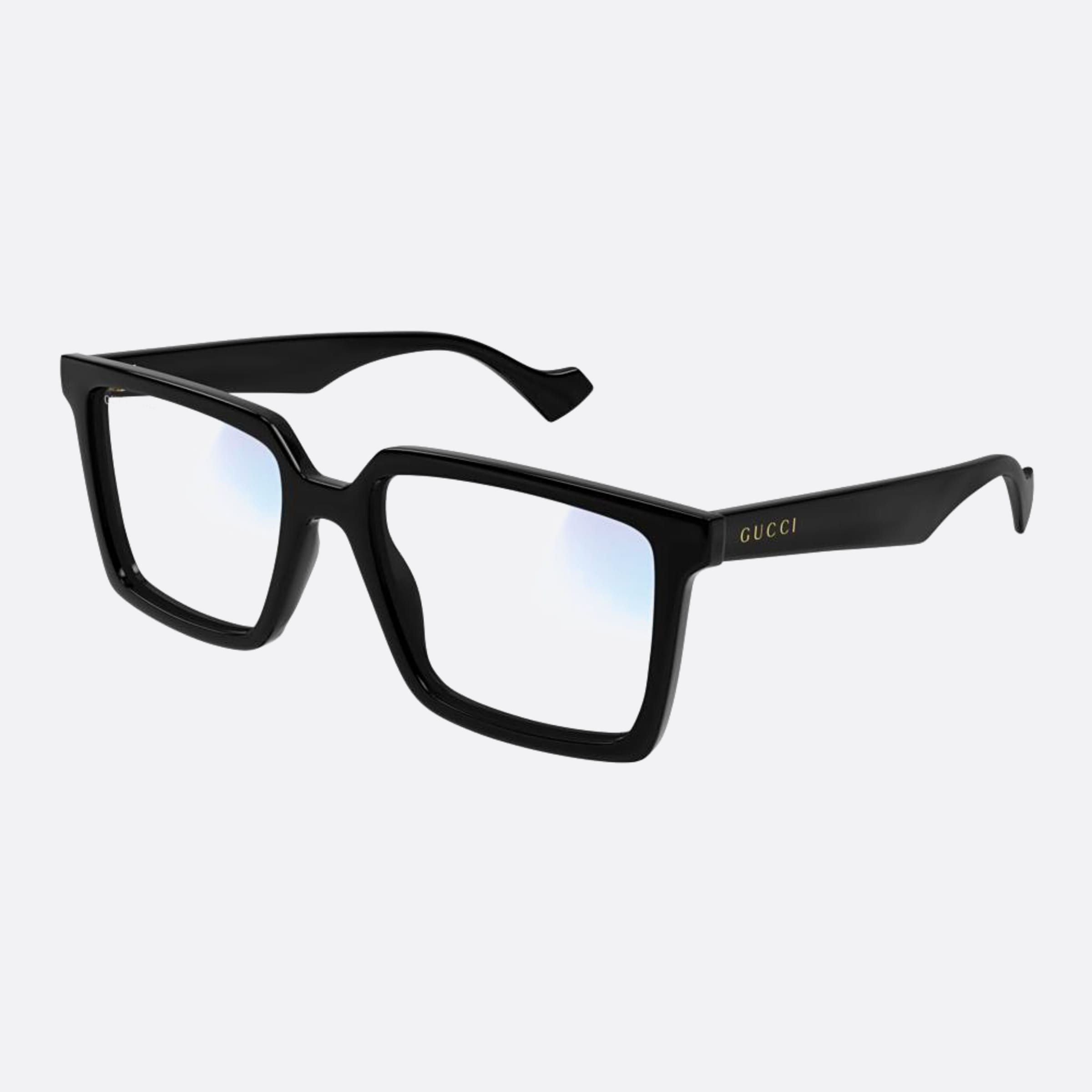 Gucci 55mm Bpg Black Squared Photochromic Man Sunglasses - Side View