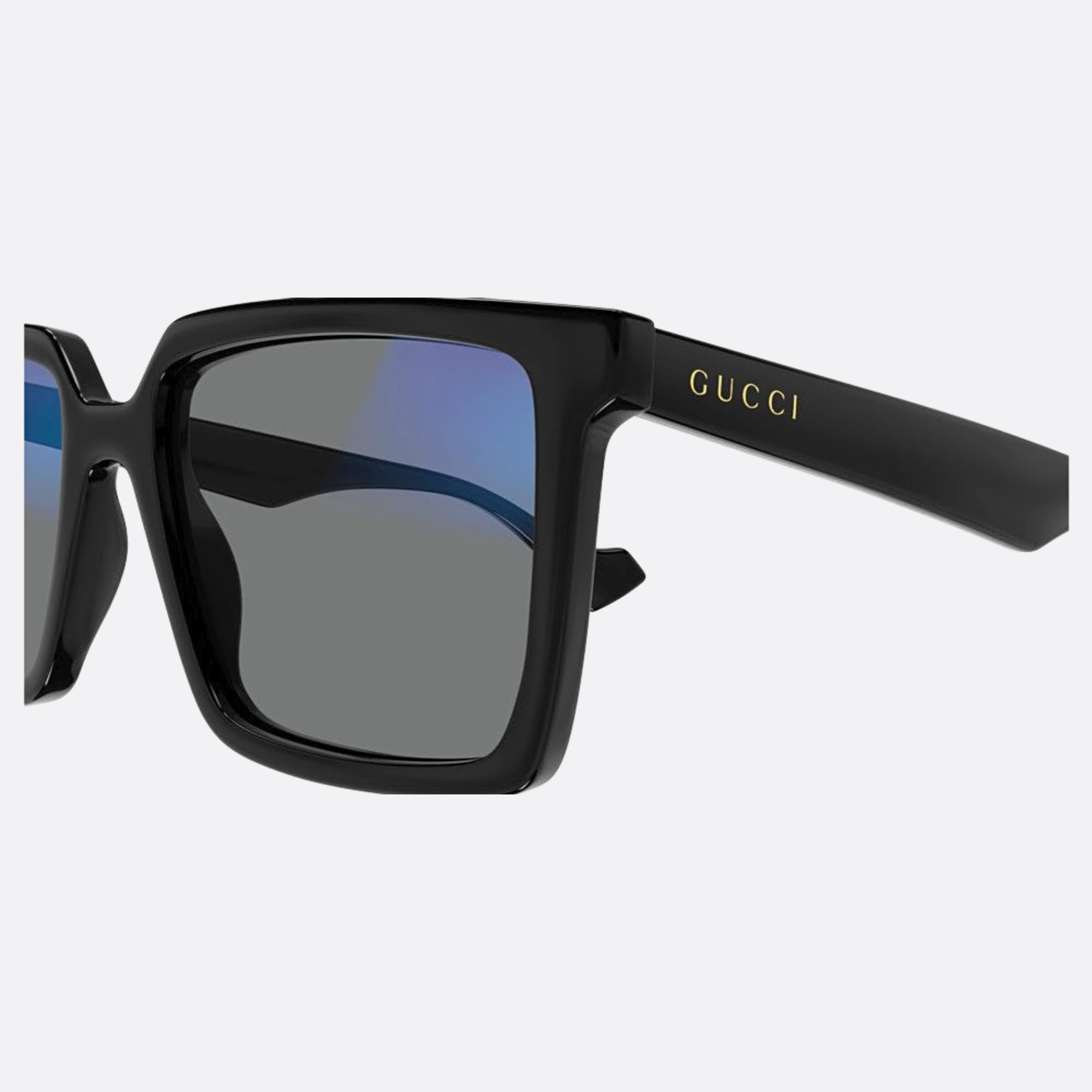 Gucci 55mm Bpg Black Squared Photochromic Man Sunglasses - Additional Angle