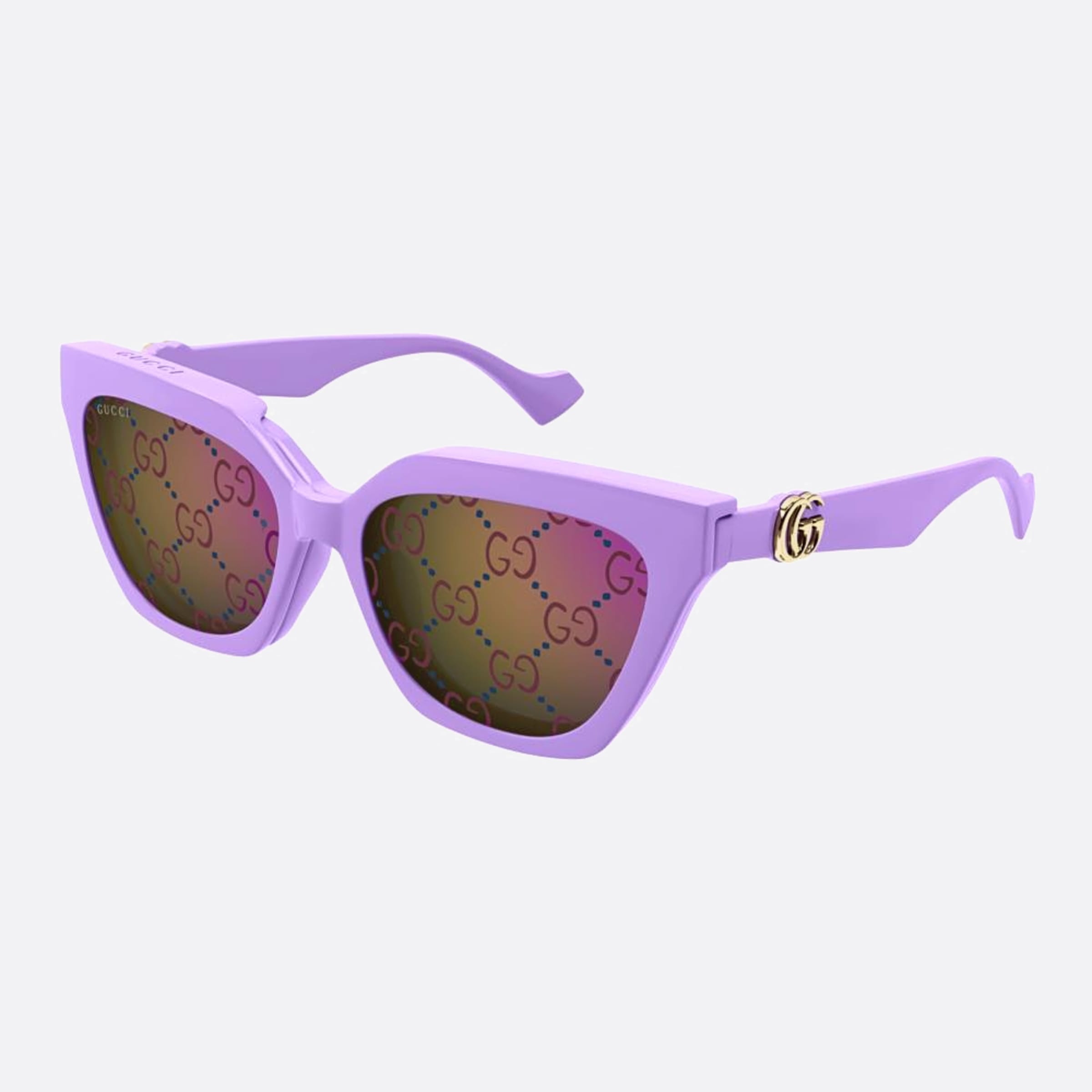 Gucci 55mm Vpg Violet Cat Eye Woman Sunglasses - Side View