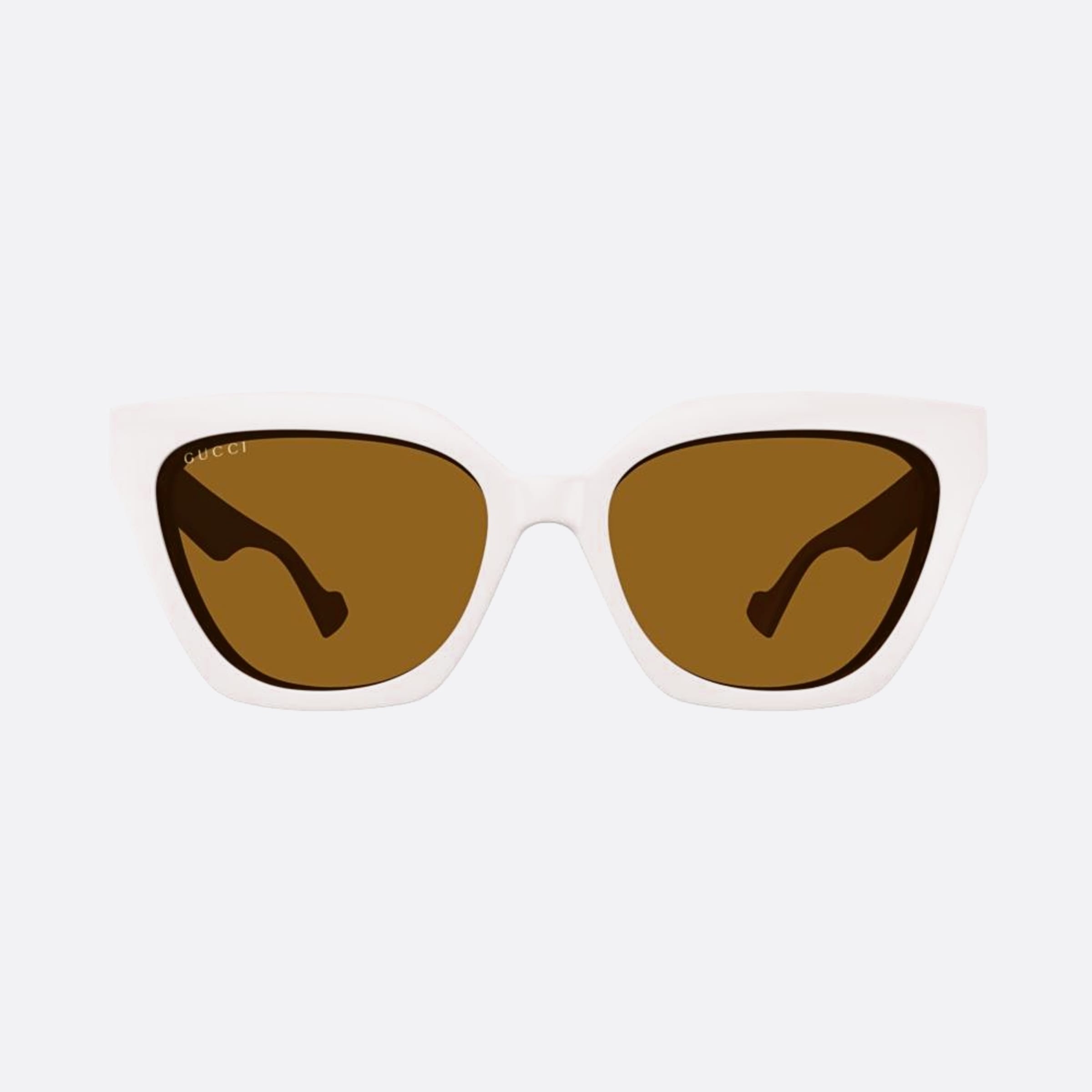 Gucci 55mm White Cat Eye Woman Sunglasses - Main View
