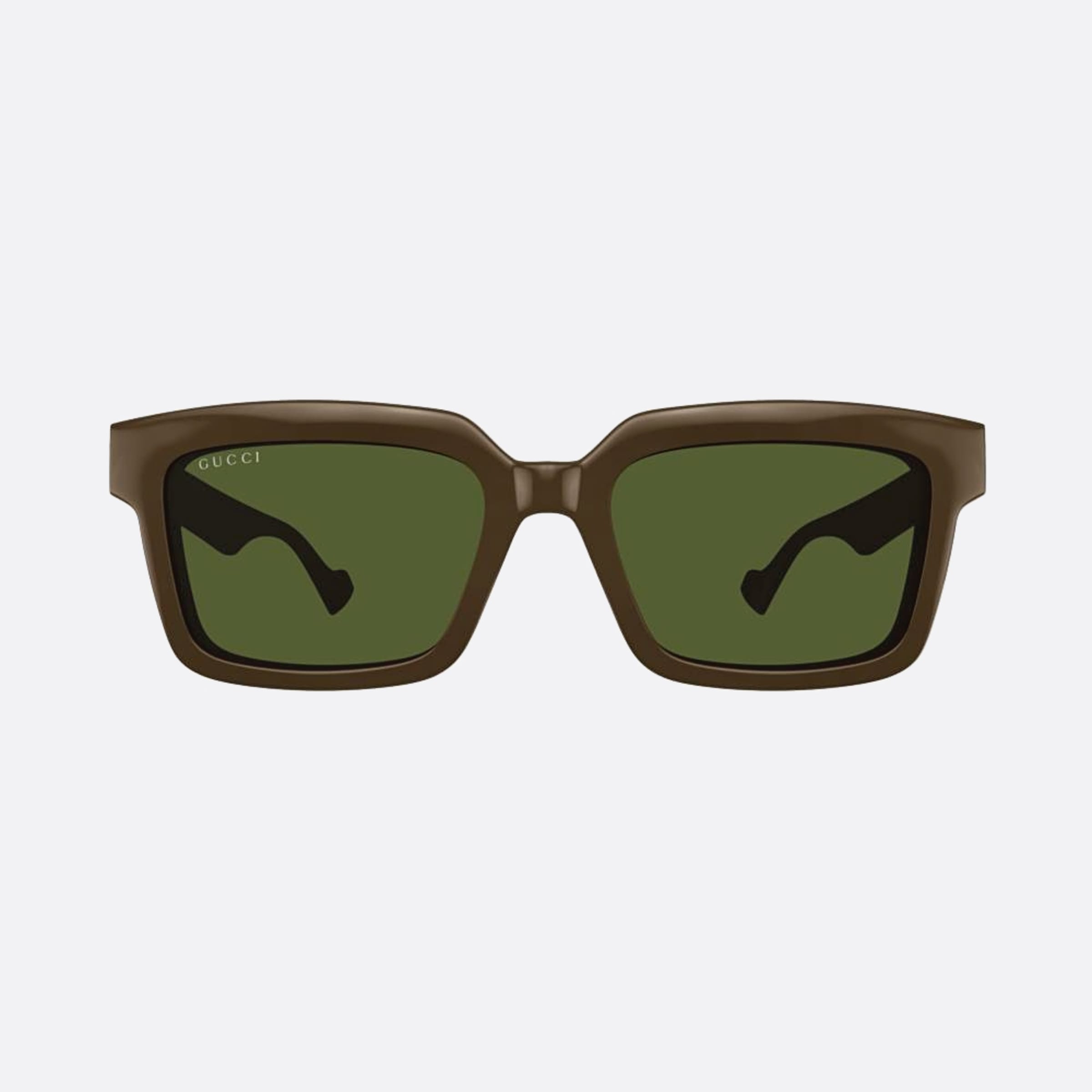 Gucci 54mm Brown Squared Man Sunglasses - Main View