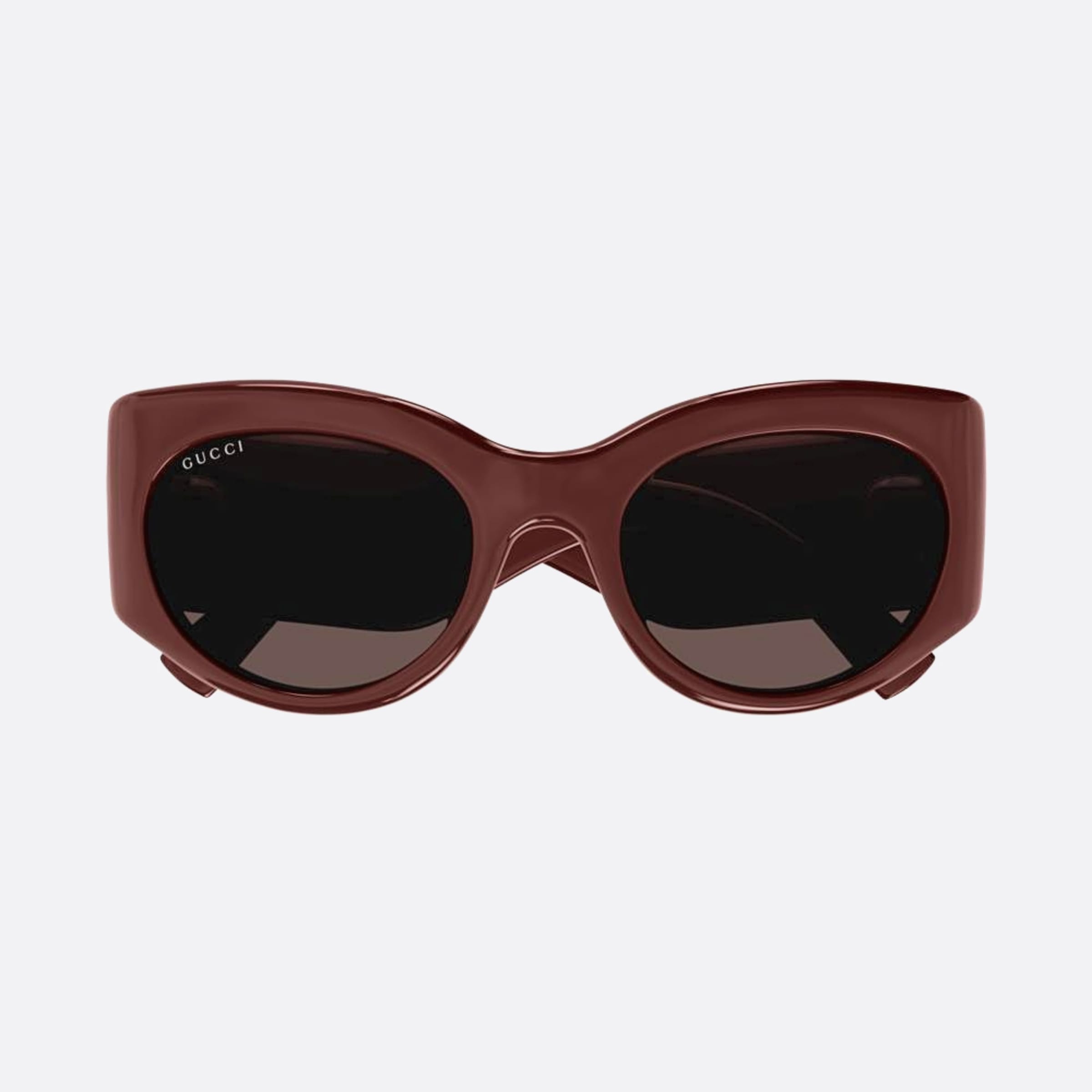 Gucci 53mm Bub Red Round Woman Sunglasses - Main View