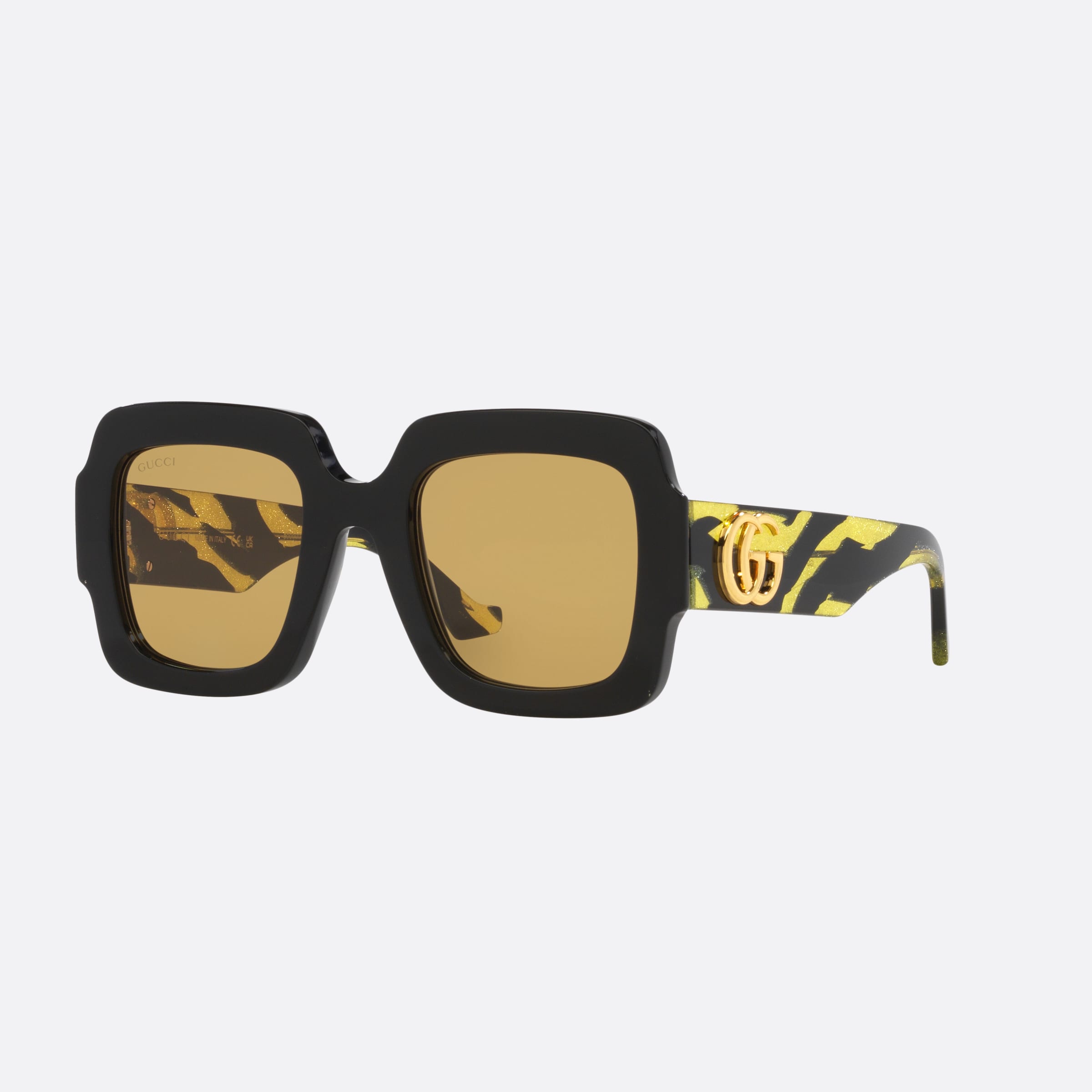 Gucci 50mm Byb Black Rectangle Woman Sunglasses - Main View