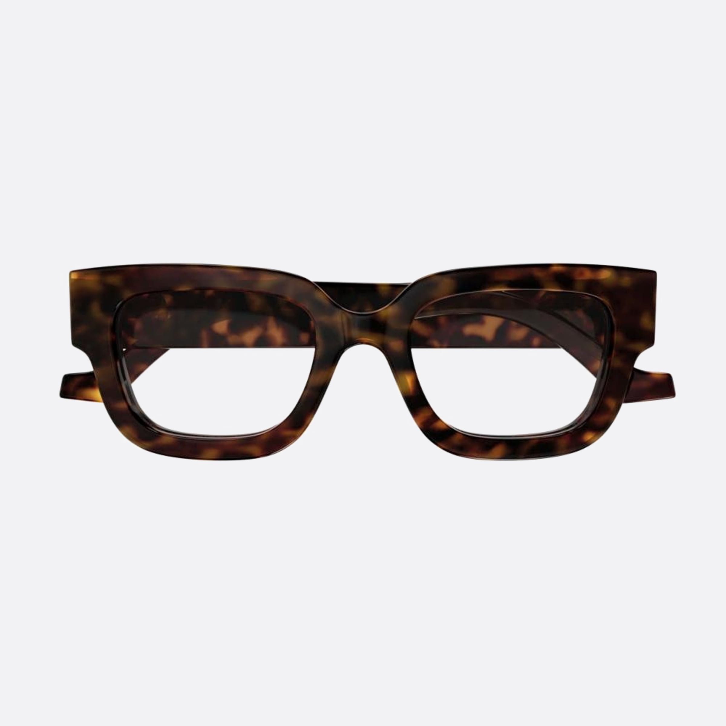 Gucci 52mm Havana Squared Woman Eyeglasses - Main View