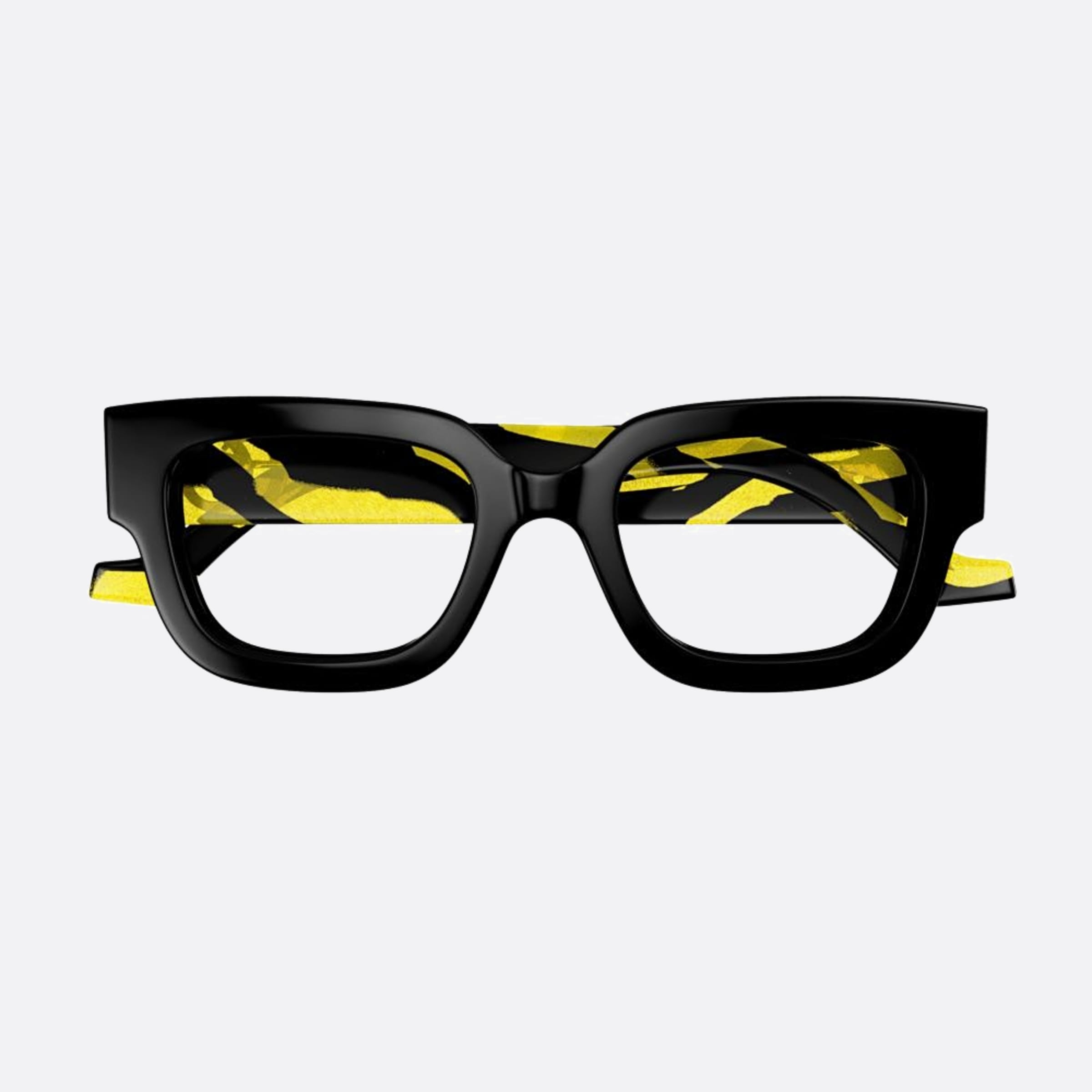 Gucci 52mm Sby Yellow Squared Woman Eyeglasses - Main View