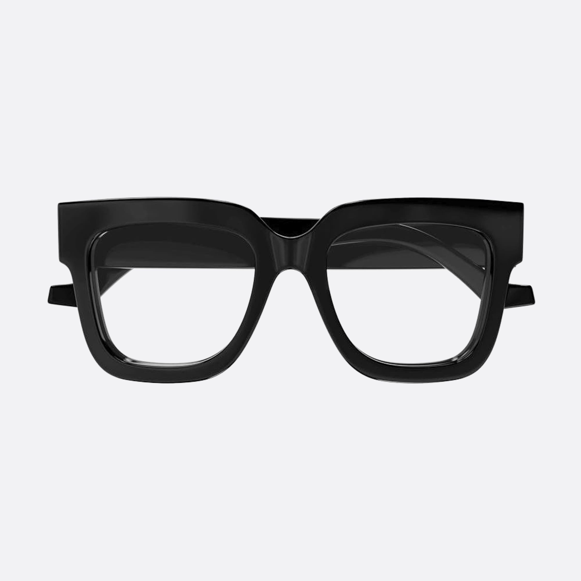 Gucci 52mm Black Squared Woman Eyeglasses - Detail View