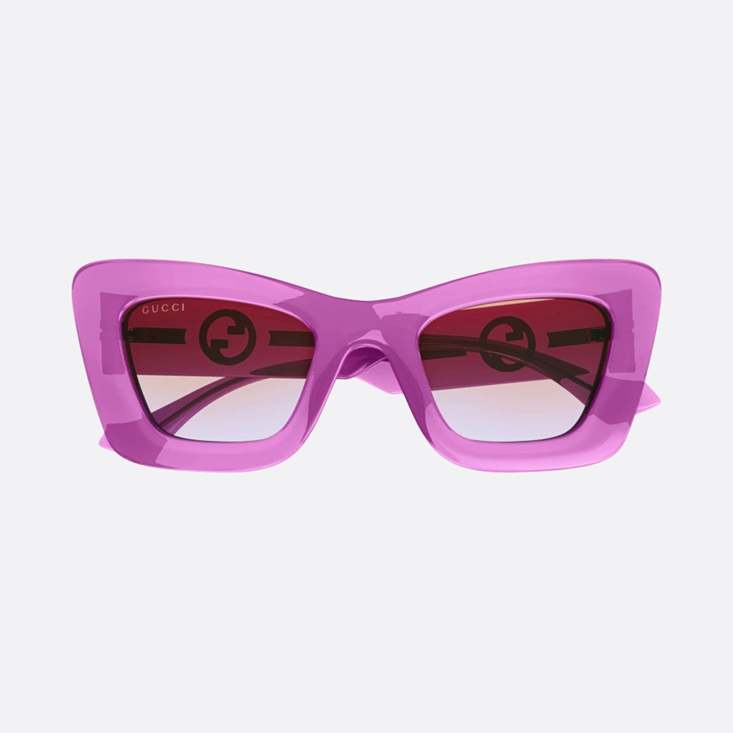 Gucci 49mm Pko Pink Butterfly Woman Sunglasses - Detail View