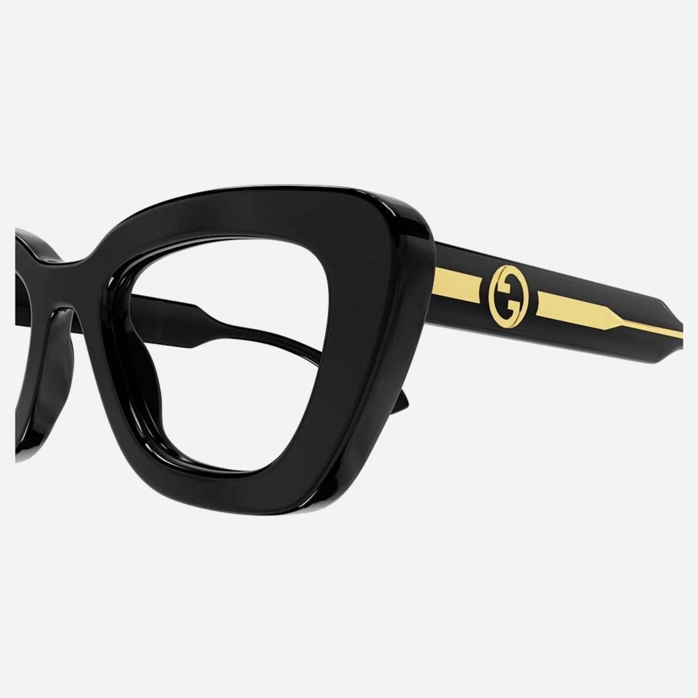 Gucci 50mm Black Cat Eye Woman Eyeglasses - Lifestyle Shot