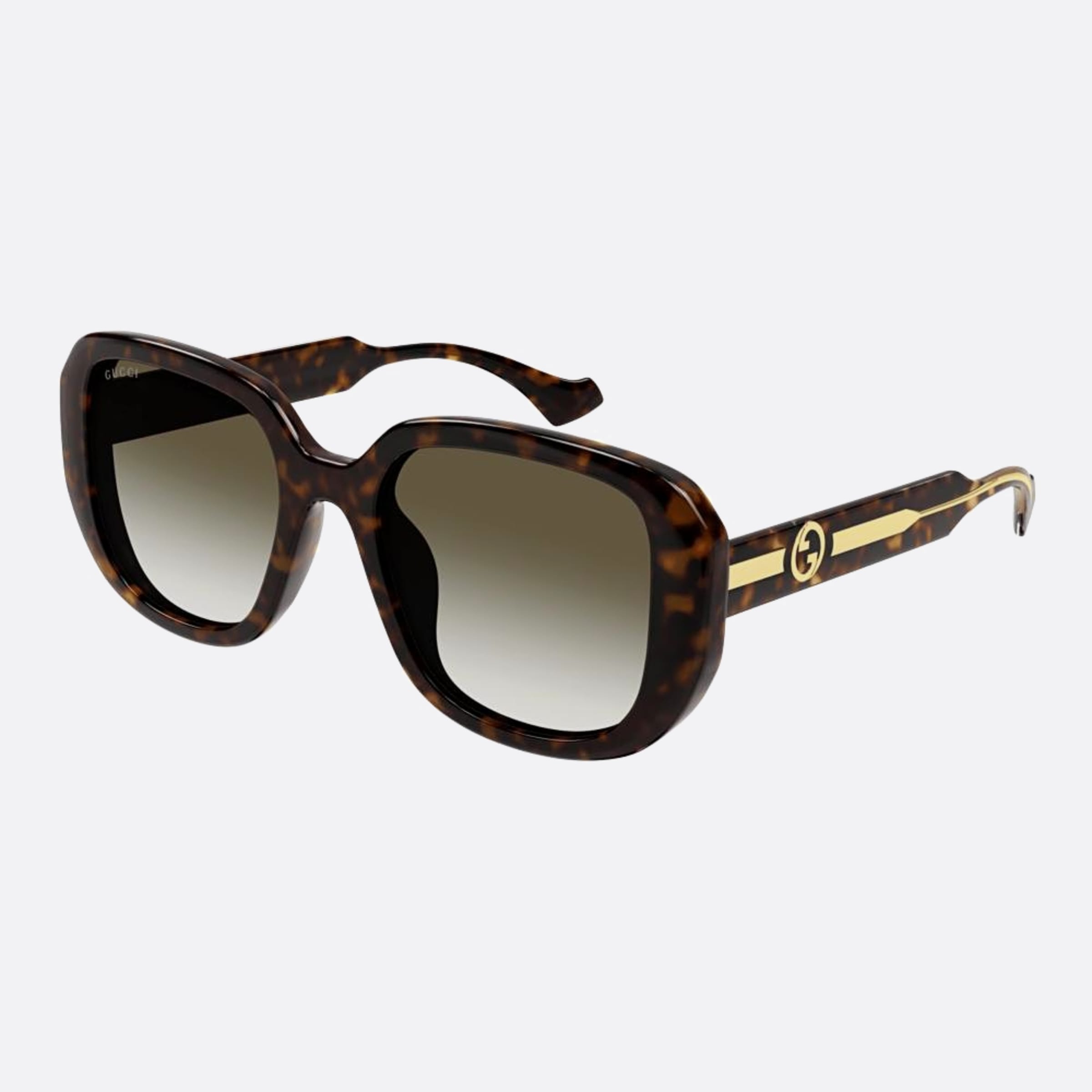 Gucci 54mm Gg1557sk Bre Havana Oversize Women Sunglasses - Side View