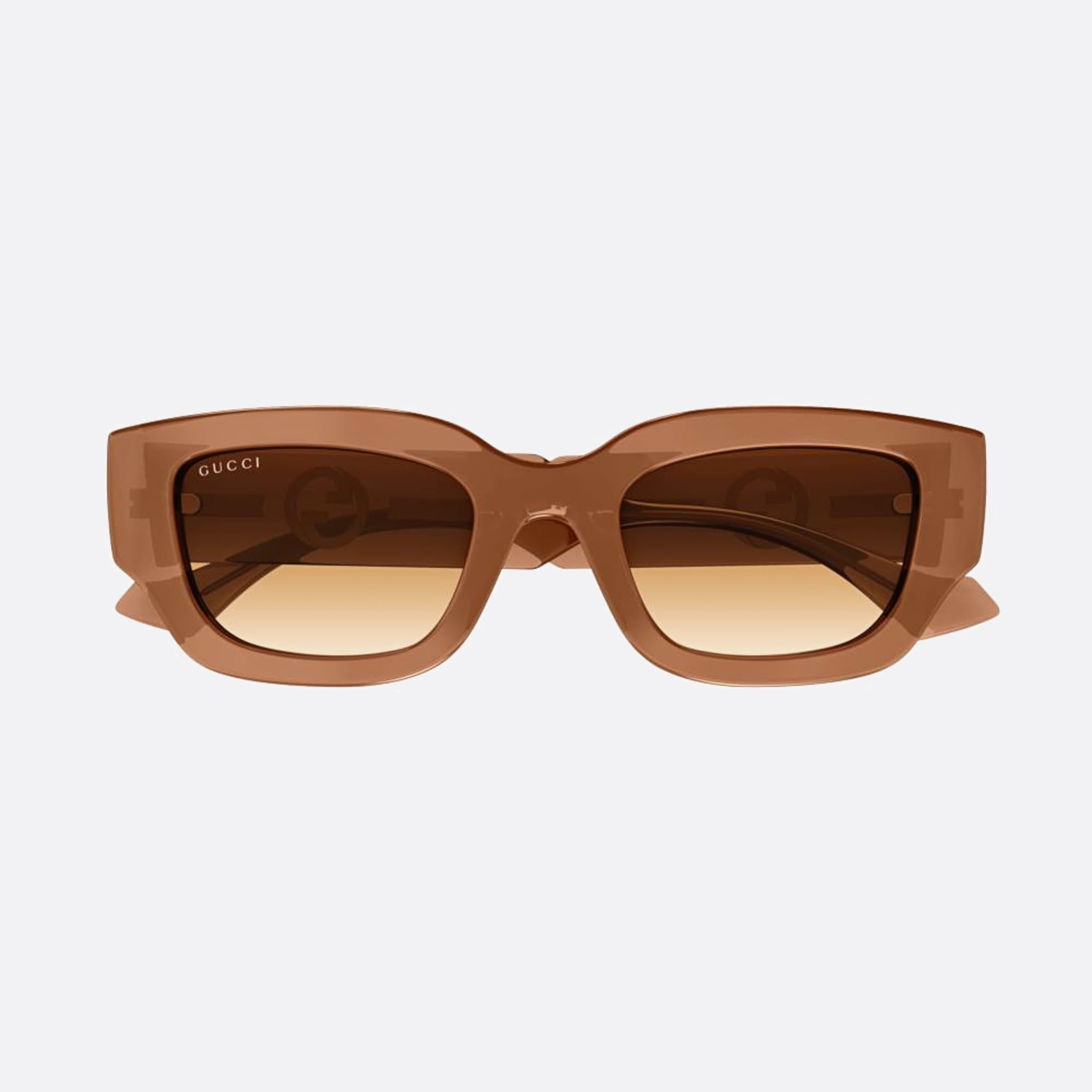 Gucci 51mm Gg1558sk Ara Orange Geometric Women Sunglasses - Main View