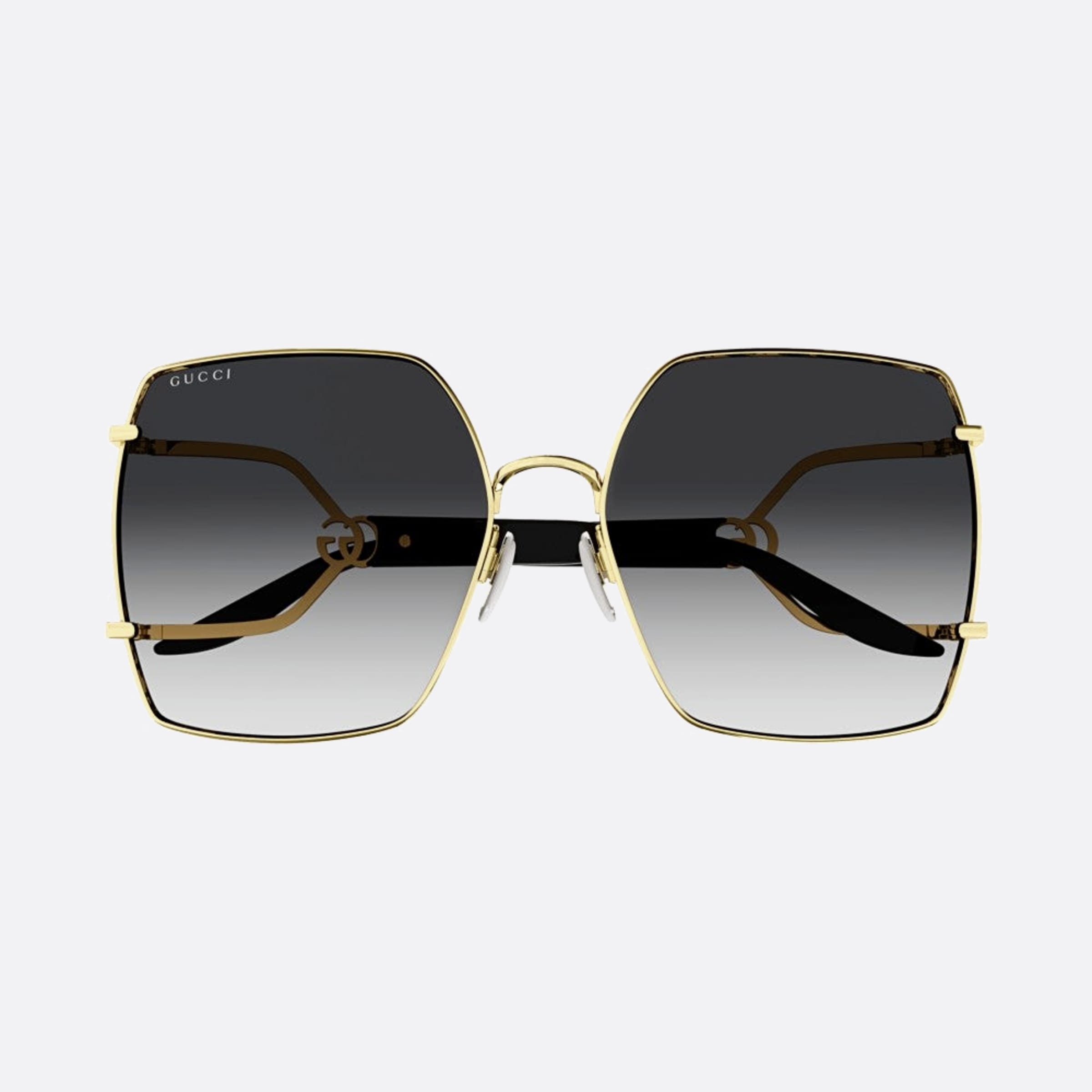 Gucci 61mm Gg1564sa Gold Oversize Woman Sunglasses - Detail View