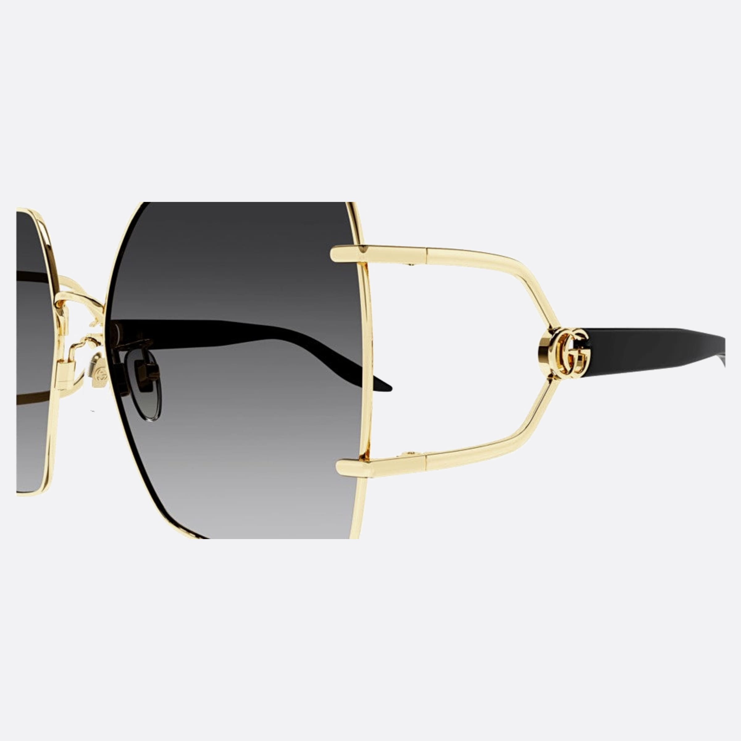 Gucci 61mm Gg1564sa Gold Oversize Woman Sunglasses - Lifestyle Shot