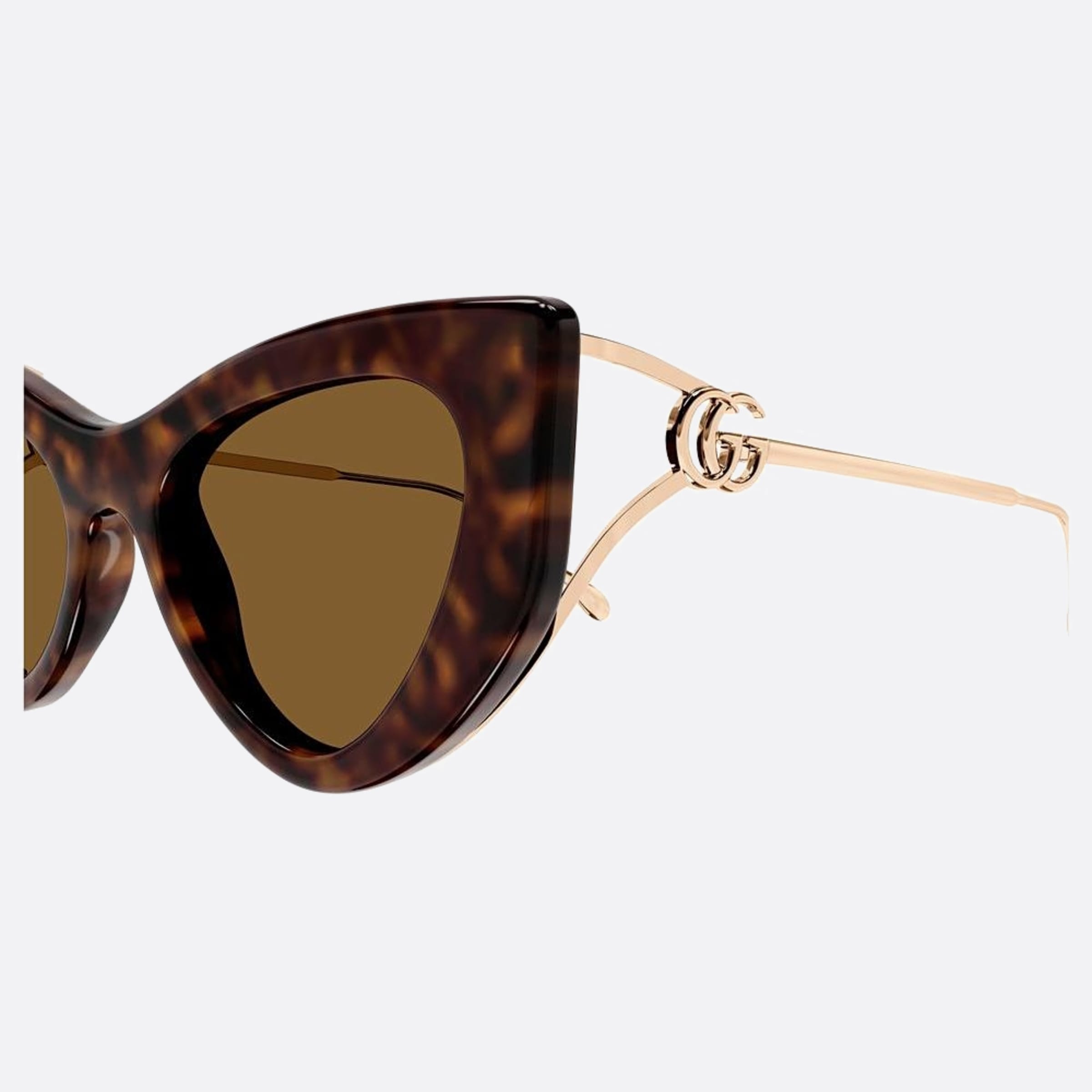 Gucci 52mm Ase Gold Cat Eye Woman Sunglasses - Lifestyle Shot