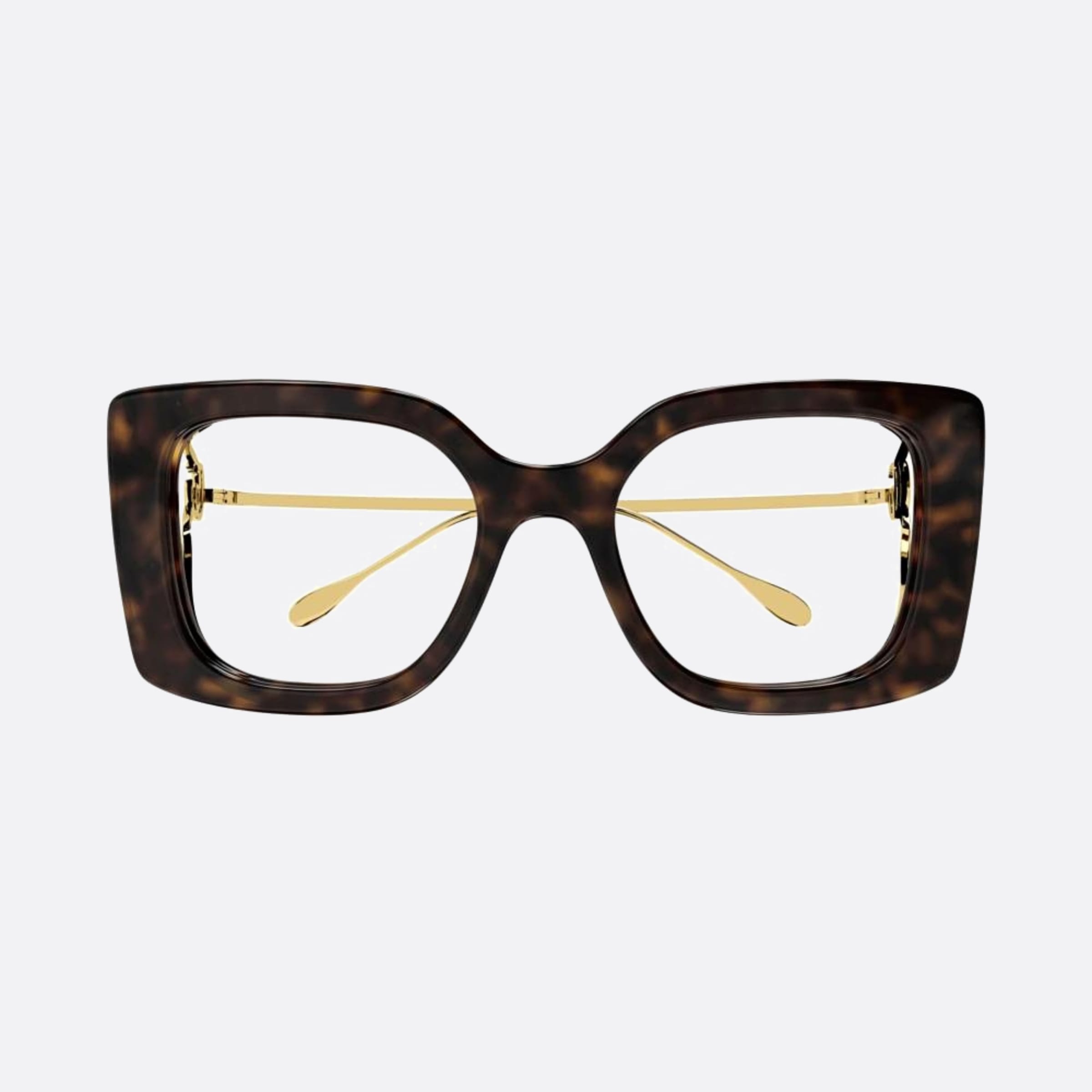 Gucci 52mm Havana Butterfly Woman Eyeglasses - Main View