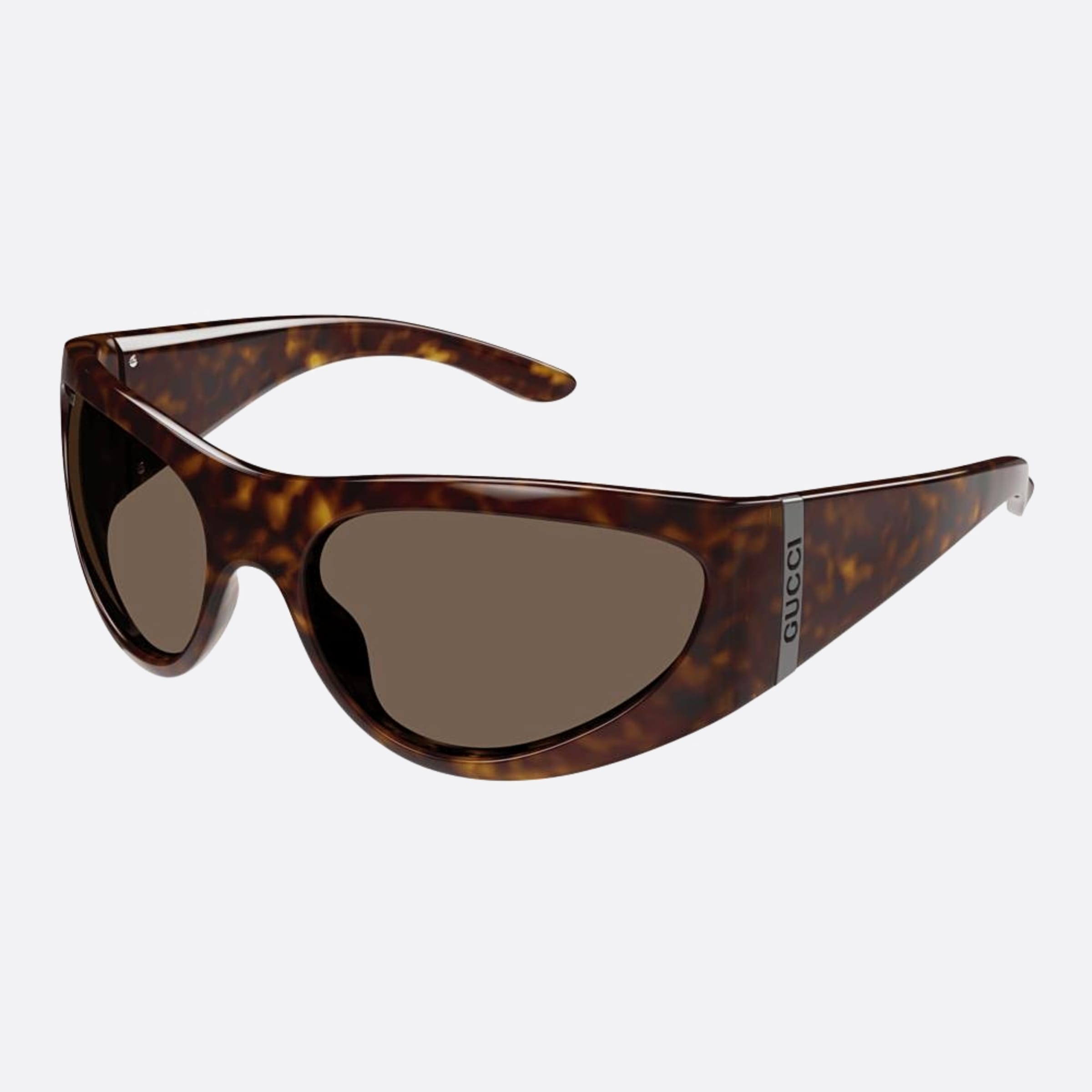 Gucci 63mm Bre Havana Other Man Sunglasses - Side View