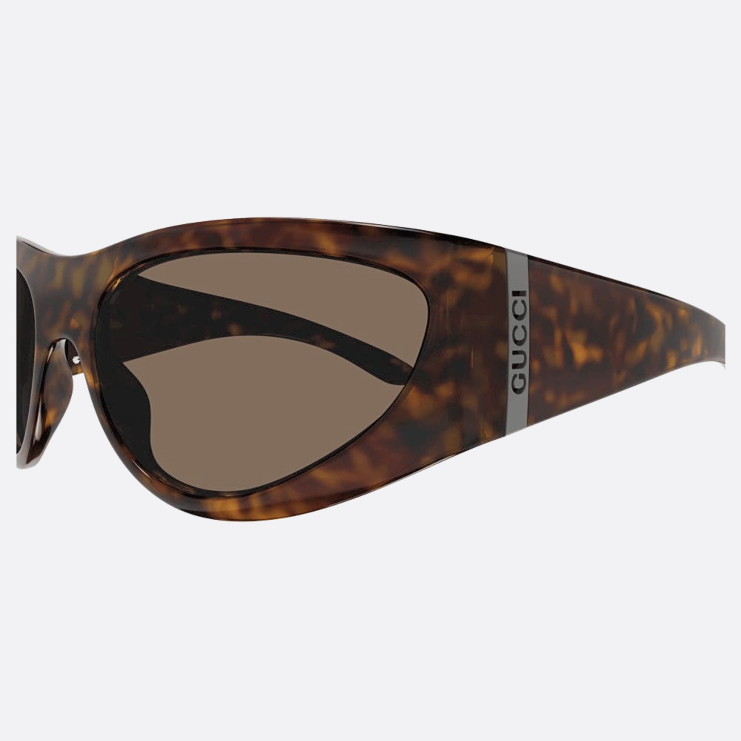 Gucci 63mm Bre Havana Other Man Sunglasses - Detail View